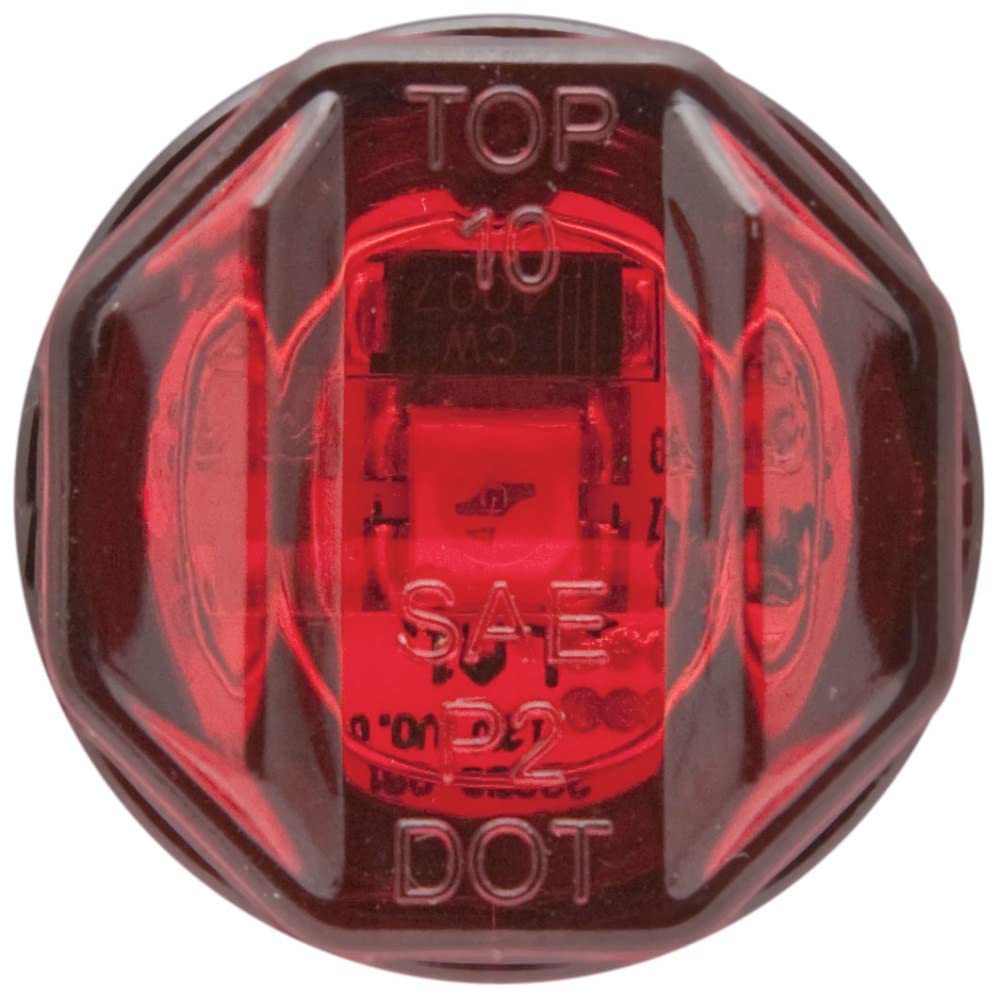 Optronics MCL12RK Red Marker/Clearance Light Kit, Polycarbonate Material