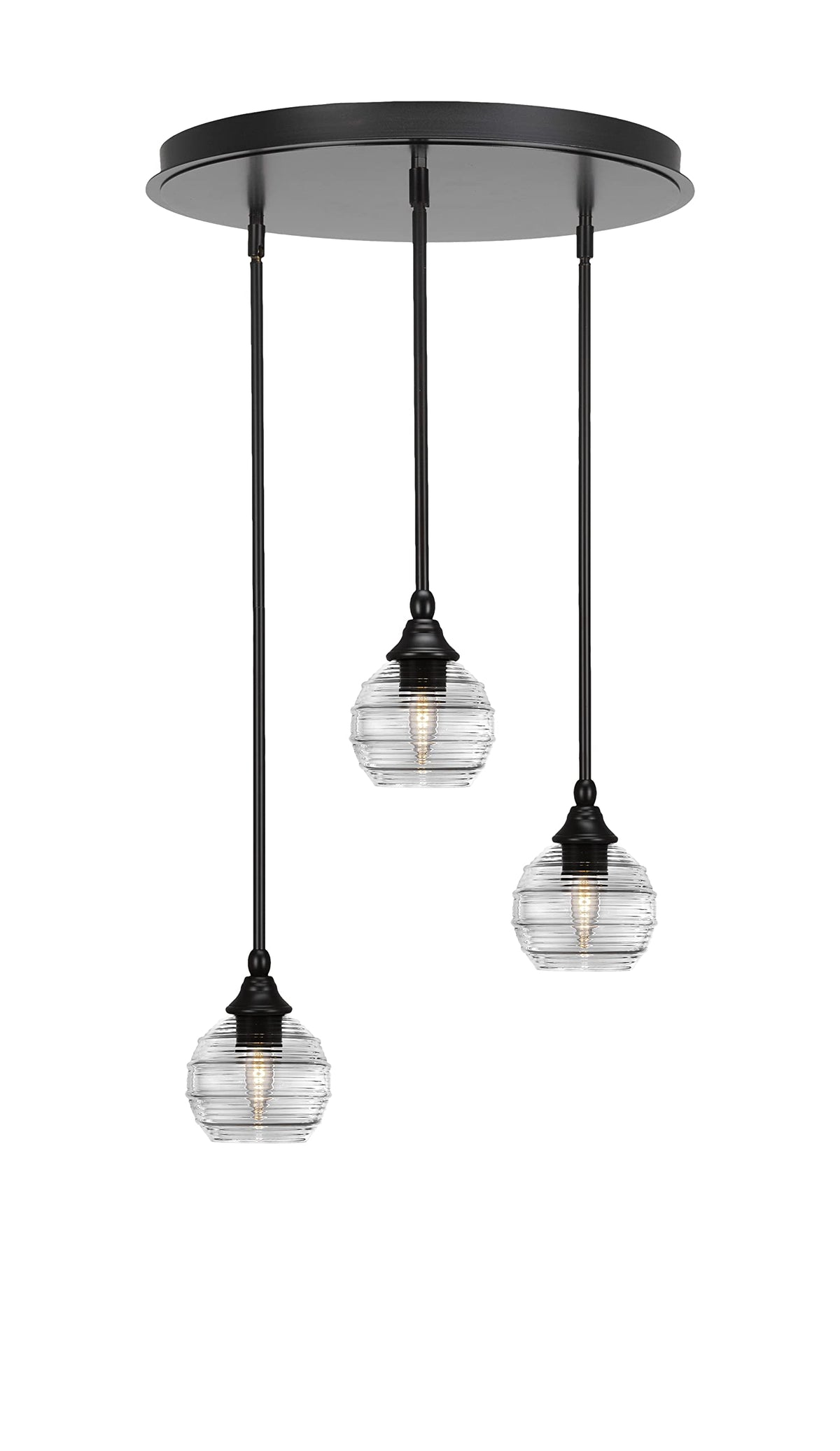 Empire 3 Light Cluster Pendalier in Espresso Finish (2183-ES-5110)