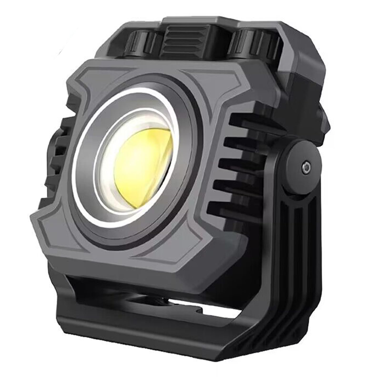 COB Work Light Rechargeable Magnetic Work Lights 1500LM with Stepless Dimming Flashlights Waterproof 360Foldable COB Flood Light for Camping  Fishing  Car Repair  Hiking Garage Job Site Lighting