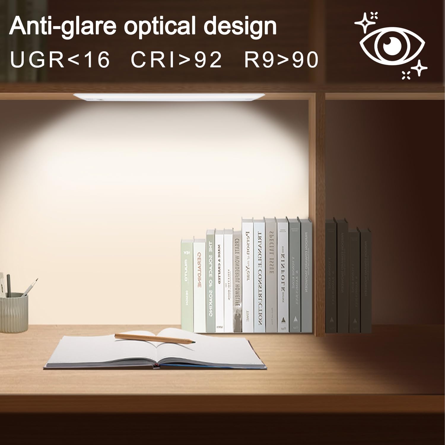 Ansen Hardwired Under Cabinet Lighting, 48In 26W Led Light For Kitchen/Closet, Cri>92, R9>90, Dimmable, 3 Color Temperature, 3000K/4000K/5000K(Warm White, Cool White, Daylight)
