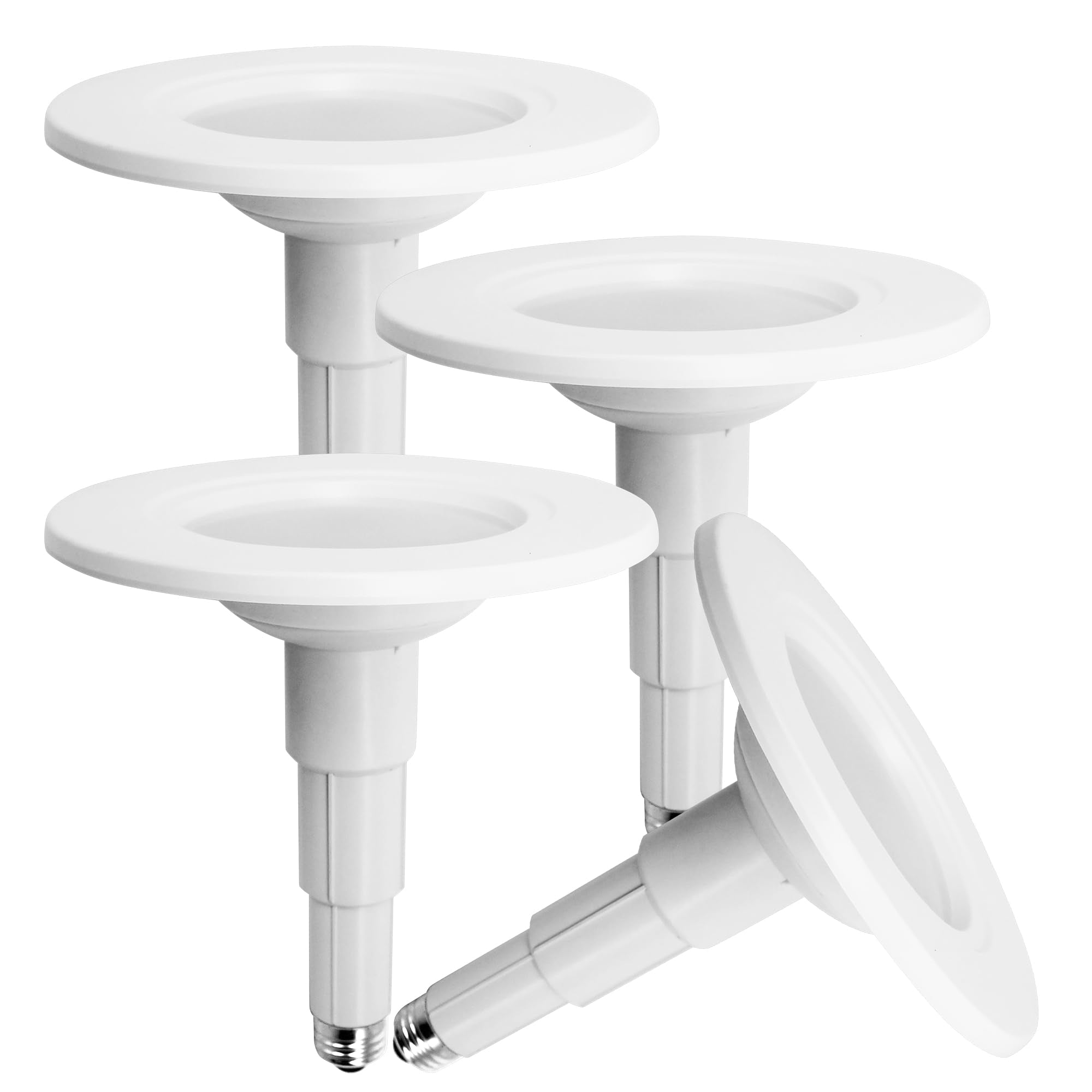 Jolux 5/6 Inch LED Can Lights Adjustable Recessed Retrofit Downlight,12W=60W,2700K Soft White,800LM,Dimmable,ETL Damp Rated Repl