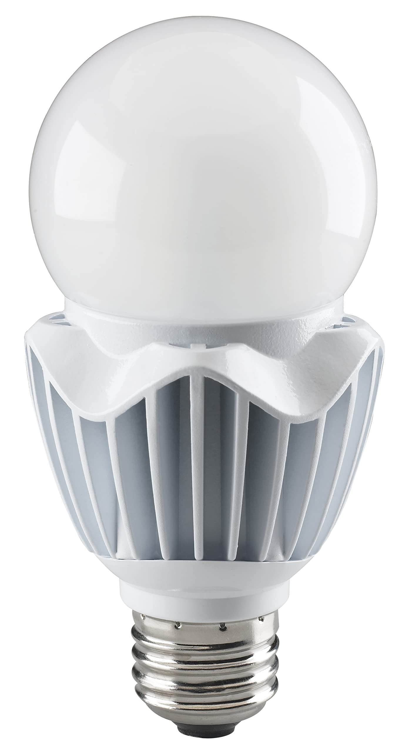 Satco Hi-Pro - 5 Inch 20W A21 Led Medium Base Replacement Lamp-2700 Color Temperature-White Finish, 2700K