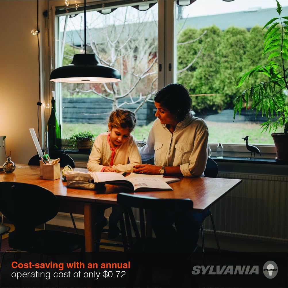 LEDVANCE Sylvania 3-Way LED Light Bulb, 600/1500/2150 Lumens, 5000K Daylight, Frosted Glass, Model 42053,