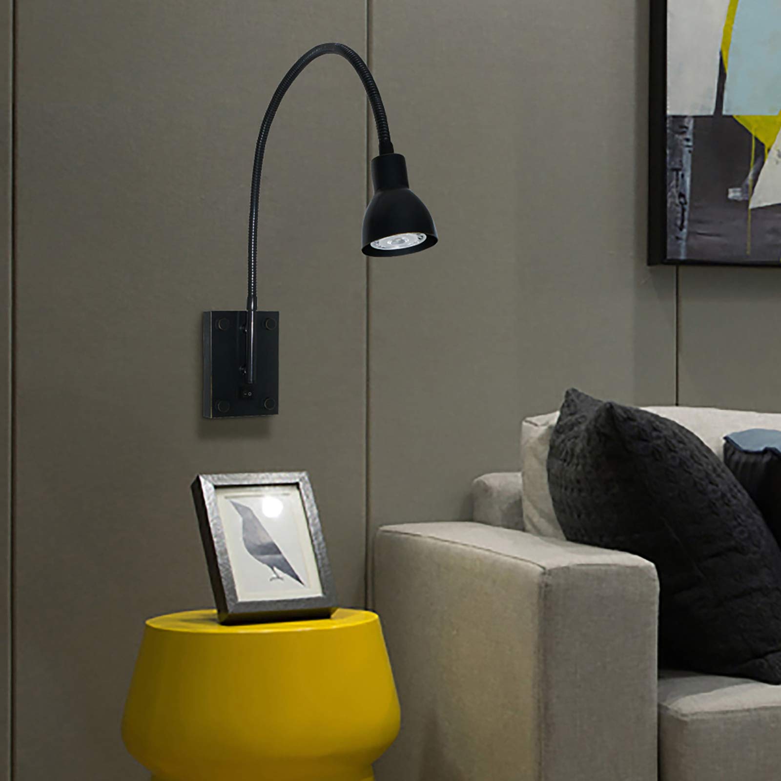 Cal Lighting BO-119-DB Transitional One Wall Lamp Lighting Accessories, Black