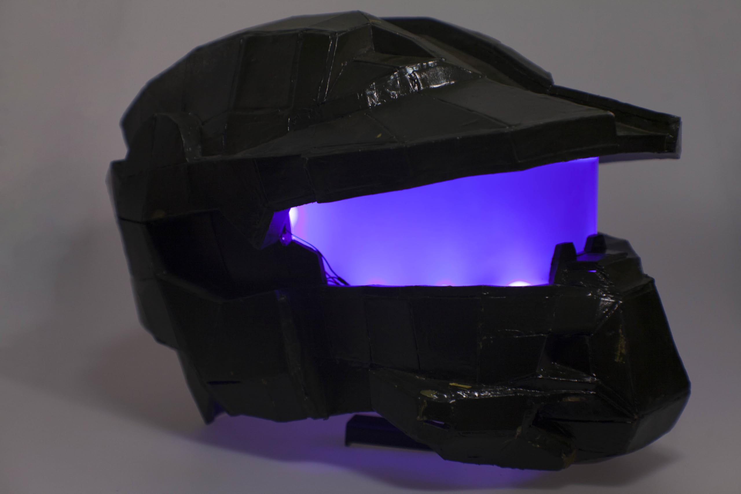 [ Rectangular ] for Master Chief Helmet Lamp Titan Lamp Batman led Light Decorations Flexible Helmet Lights Cosplay DIY kit RGB