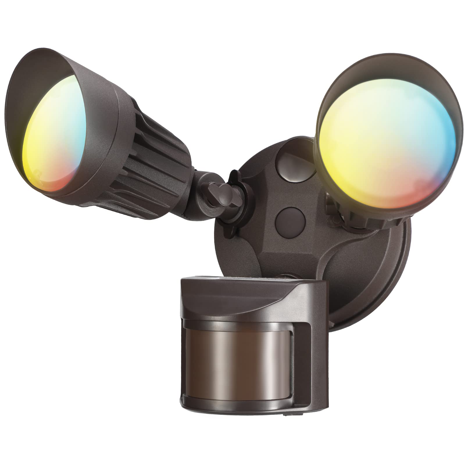 LEONLITE 3CCT LED Security Light, Motion Sensor Flood Lights Outdoor, Aluminum, 3 Modes Motion Detector+Dusk to Dawn+Switch Cont