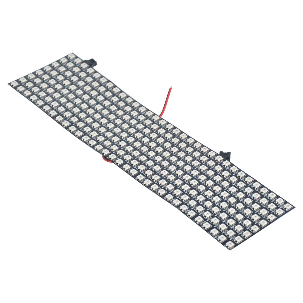 Wesiri 8X32 Led Matrix 256 Pixels Ws2812B Digital Flexible Led Panel Individually Addressable Full Dream Color Dc5V