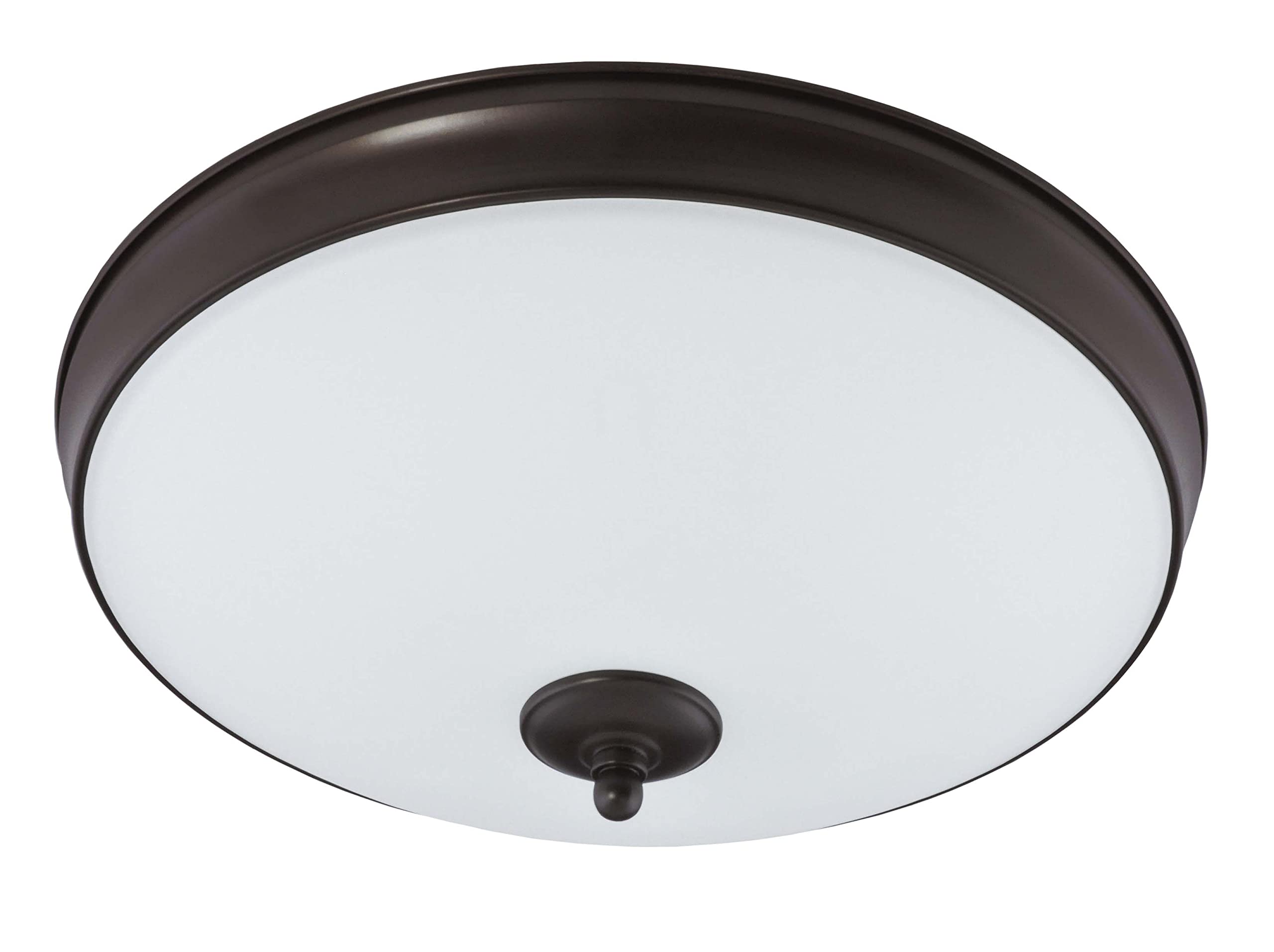 Good Earth Lighting Legacy 11-Inch Led Flush Mount - Bronze, Dimmable, 1060 Lumen, 3000K, 50,000 Hour Rated Lamp Life