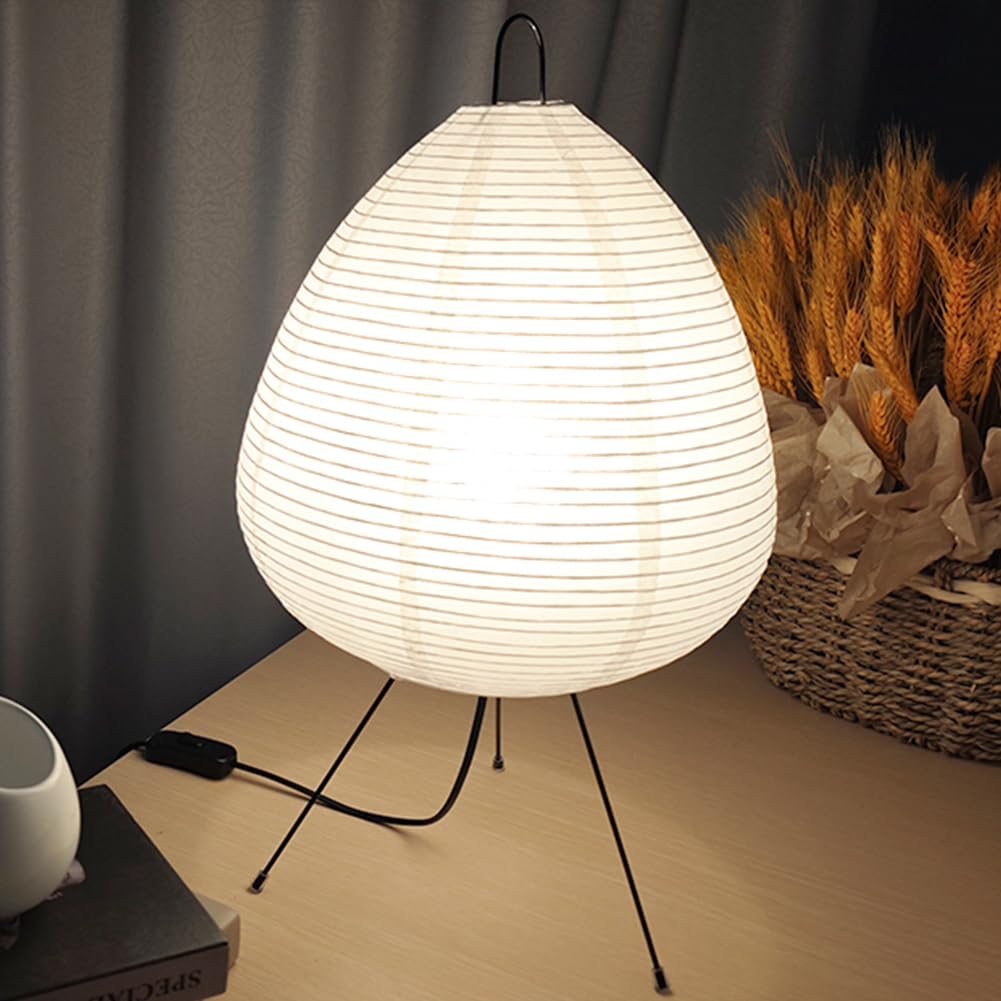 Yy Yearchy Table Lamp Paper Lamp Standing Lamps With Rice Paper Shade For Bedroom Livingroom(Tall 2 Pack)