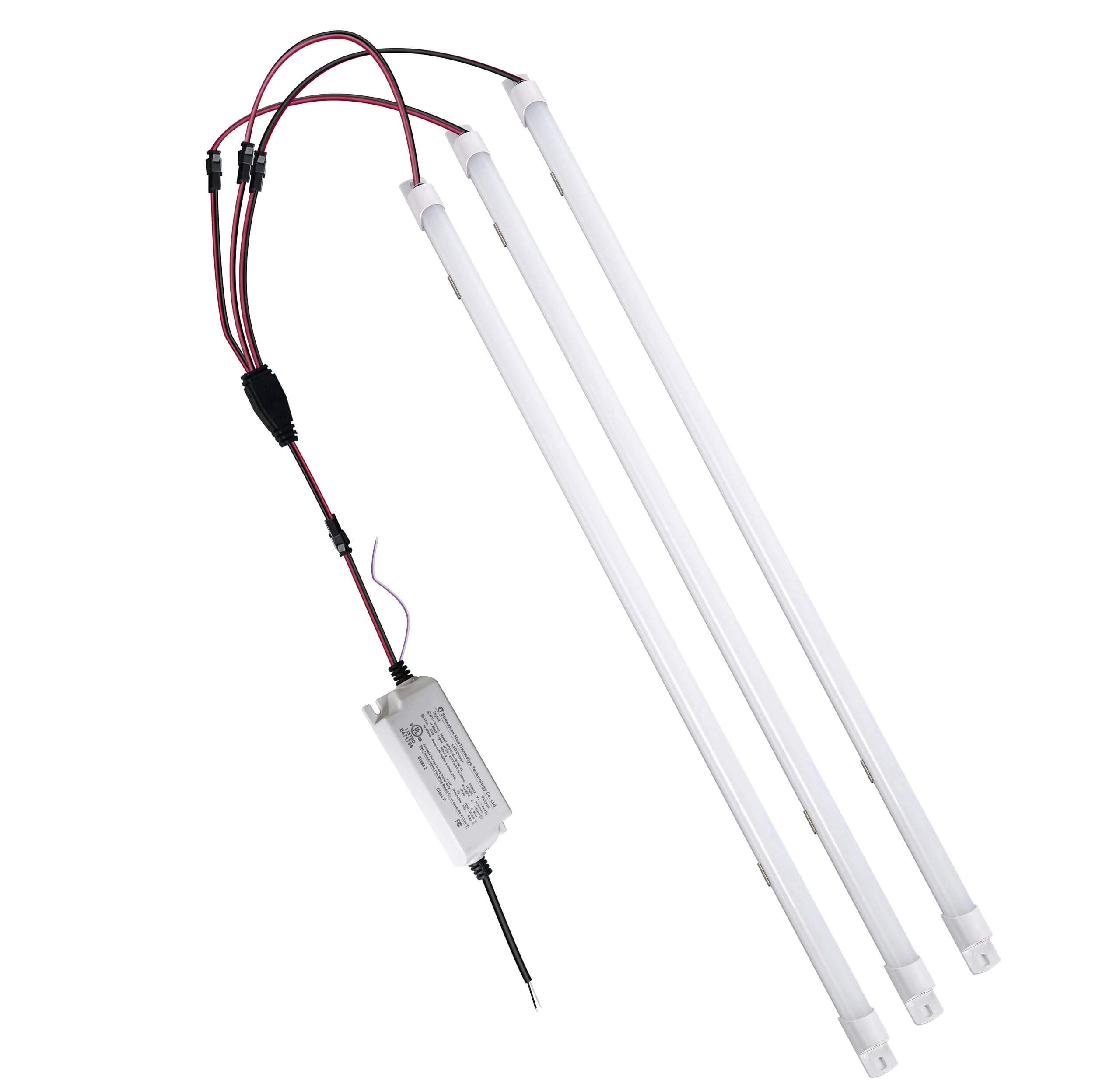 Jimwhen 4Ft Led Retrofit Kit, 54W, 5000K, Dimmable, T8/T10/T12