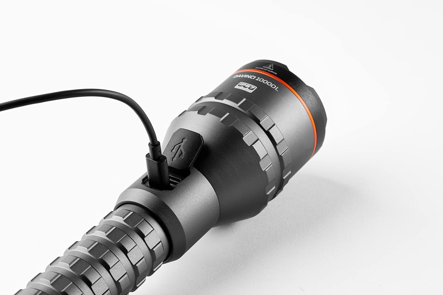 NEBO Davinci Handheld Flashlight, Rechargeable, Waterproof, Storm Gray, One Size, Model NEB-FLT-1029