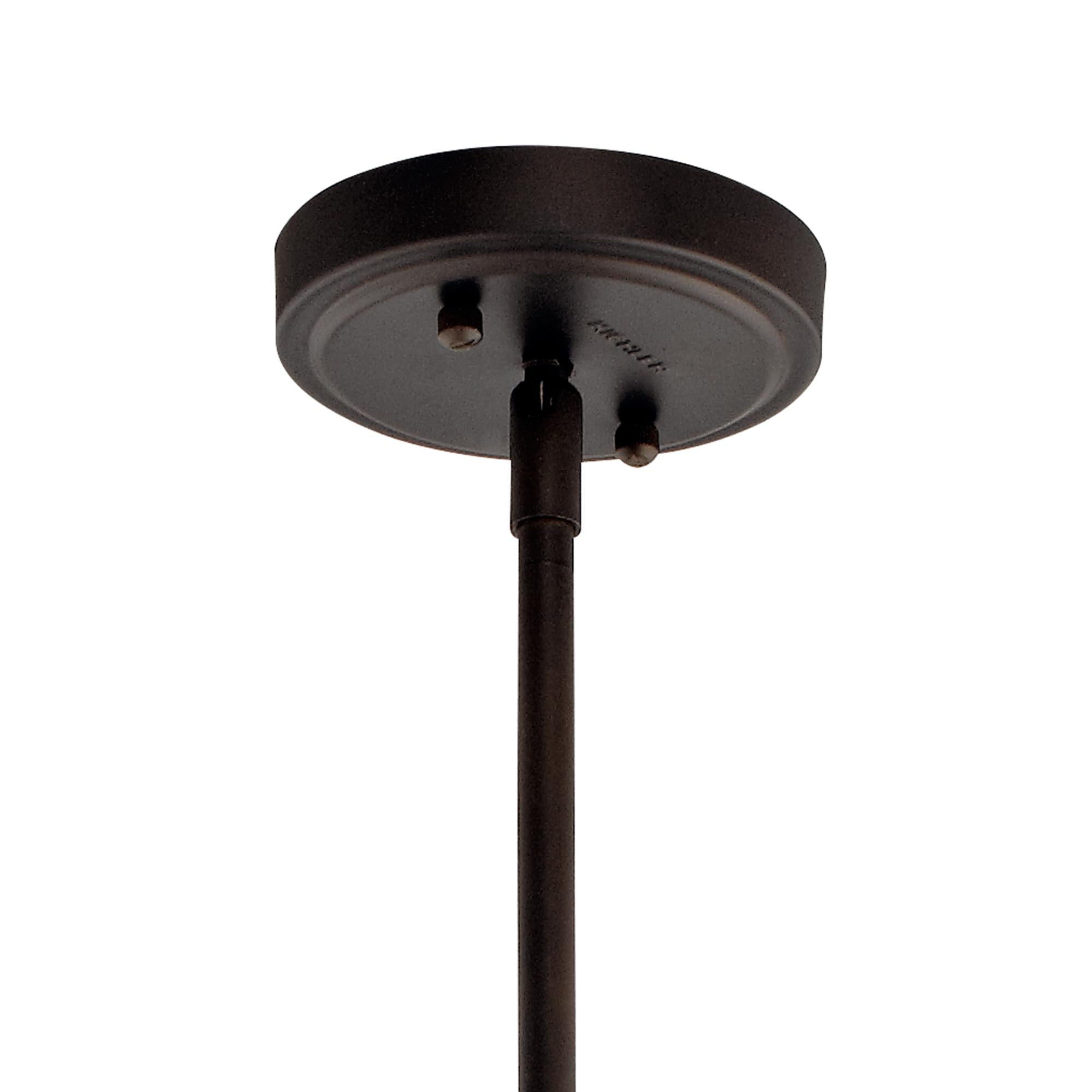 Kichler Everly 19.75 Kitchen Bell Pendant In Olde Bronze, 1-Light Clear Seeded Glass Pendant Light, (19.75 H X 13.75 W), 42046Oz