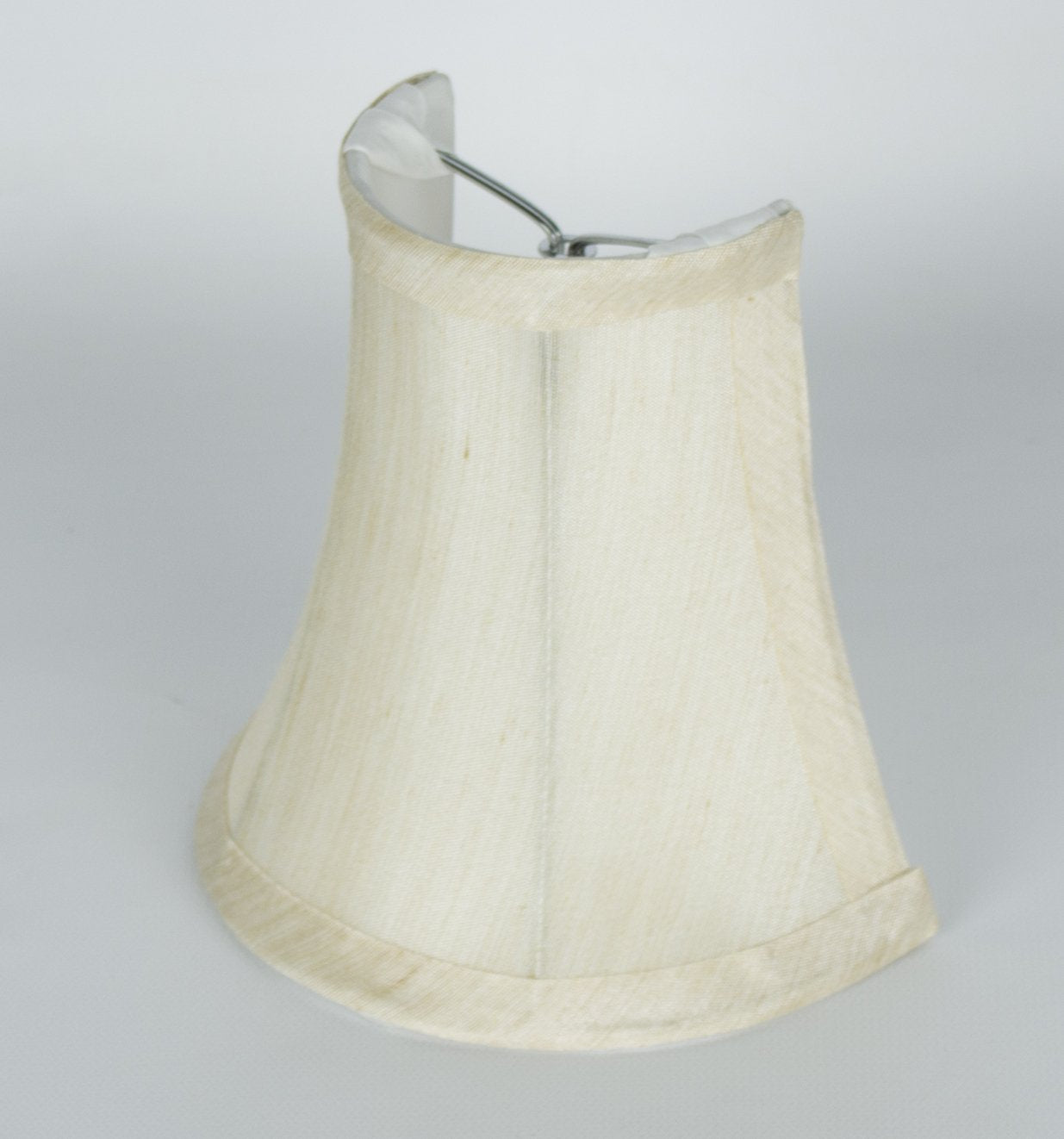 Urbanest 3X5X5'' Clip-On Wall Sconce Half Shade, Cream