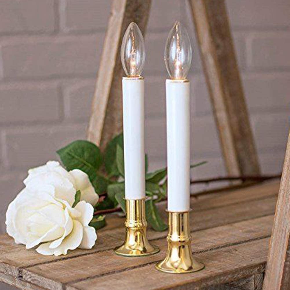 Romasaty 25PK Crystal Clear E12 Candelabra Light Bulbs - 7W, Transparent for Chandeliers, Ceiling Fans, and Fireplaces
