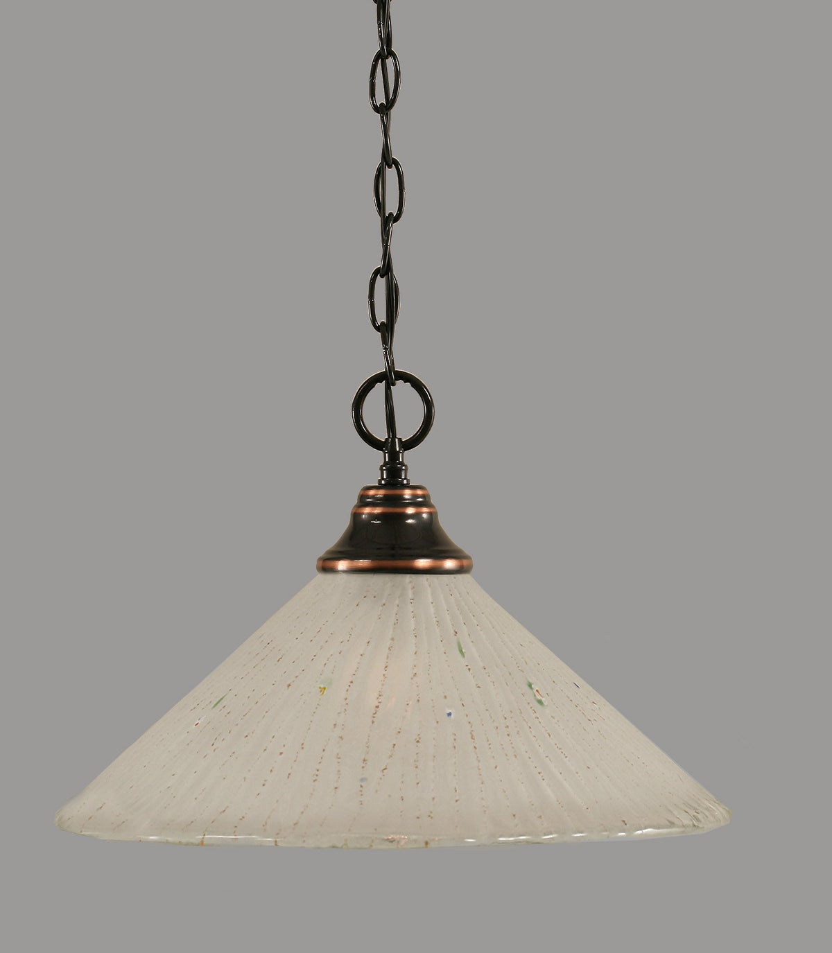Toltec Lighting 1 Light Pendant In Black Copper (10-Bc-711)