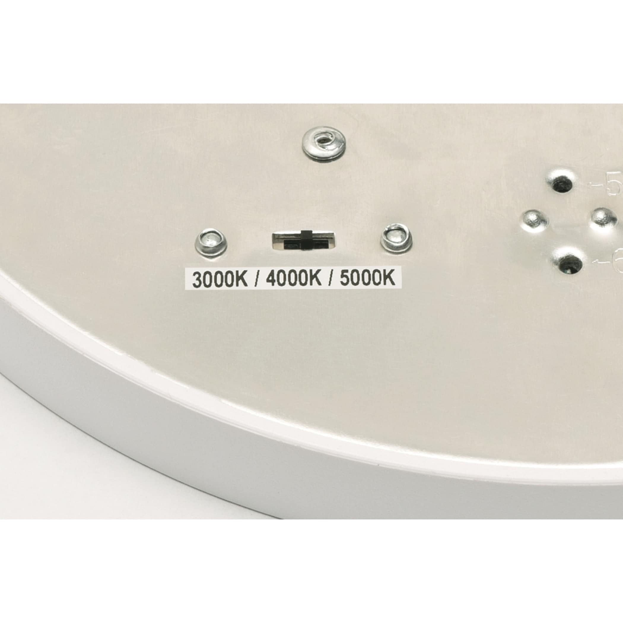 Edge 12'' Round Led Flush Mount - White