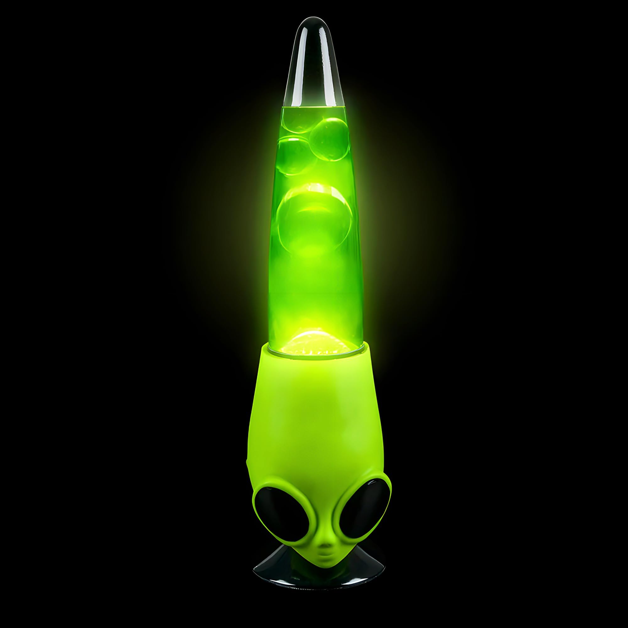 Rhode Island Novelty 13 Inch Alien Head Wax Motion Lamp - Original Color, Model EL-ALIHE, Unique Home Decor Lighting