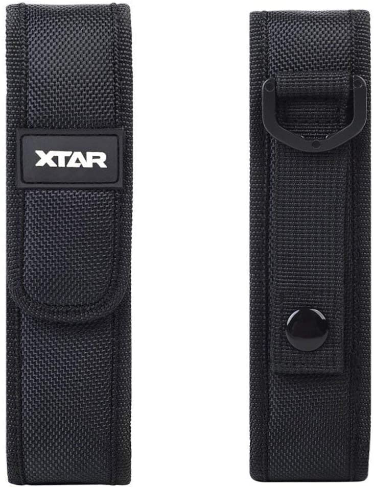 Xtar 2-Pack Flashlight Battery Pouch Holster For 6.5"-8" Flashlights Compatible With Fenix & Sure