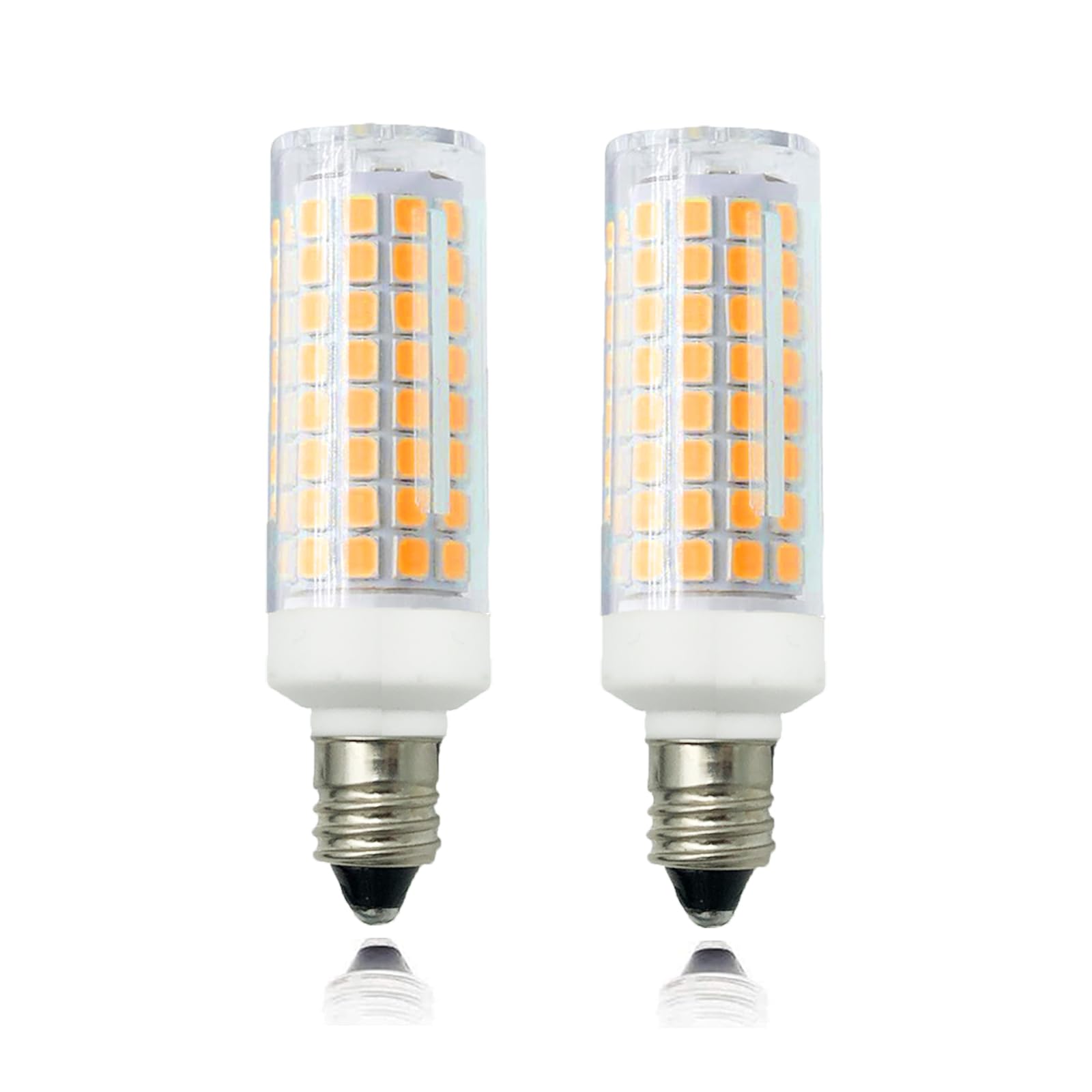 ZSSXOLED E11 LED Bulb 7W Dimmable Warm White 3000K T3/T4 Mini Candelabra Base Pack of 2