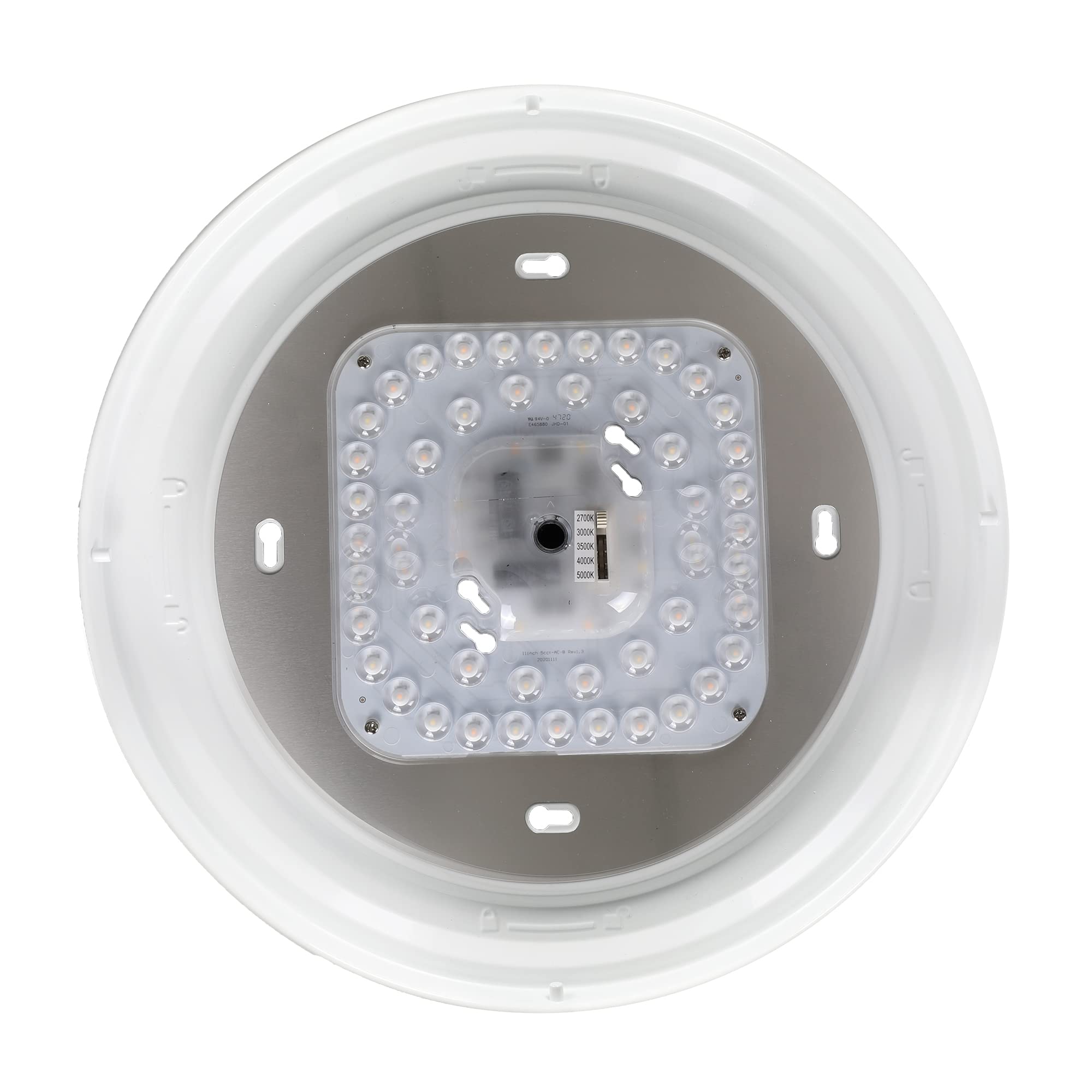 Designers Fountain 14 Inch Round Integrated Led Flush Mount Ceiling Light For Bedroom Kitchen Bathroom 2700K 3000K 3500K 4000K 5