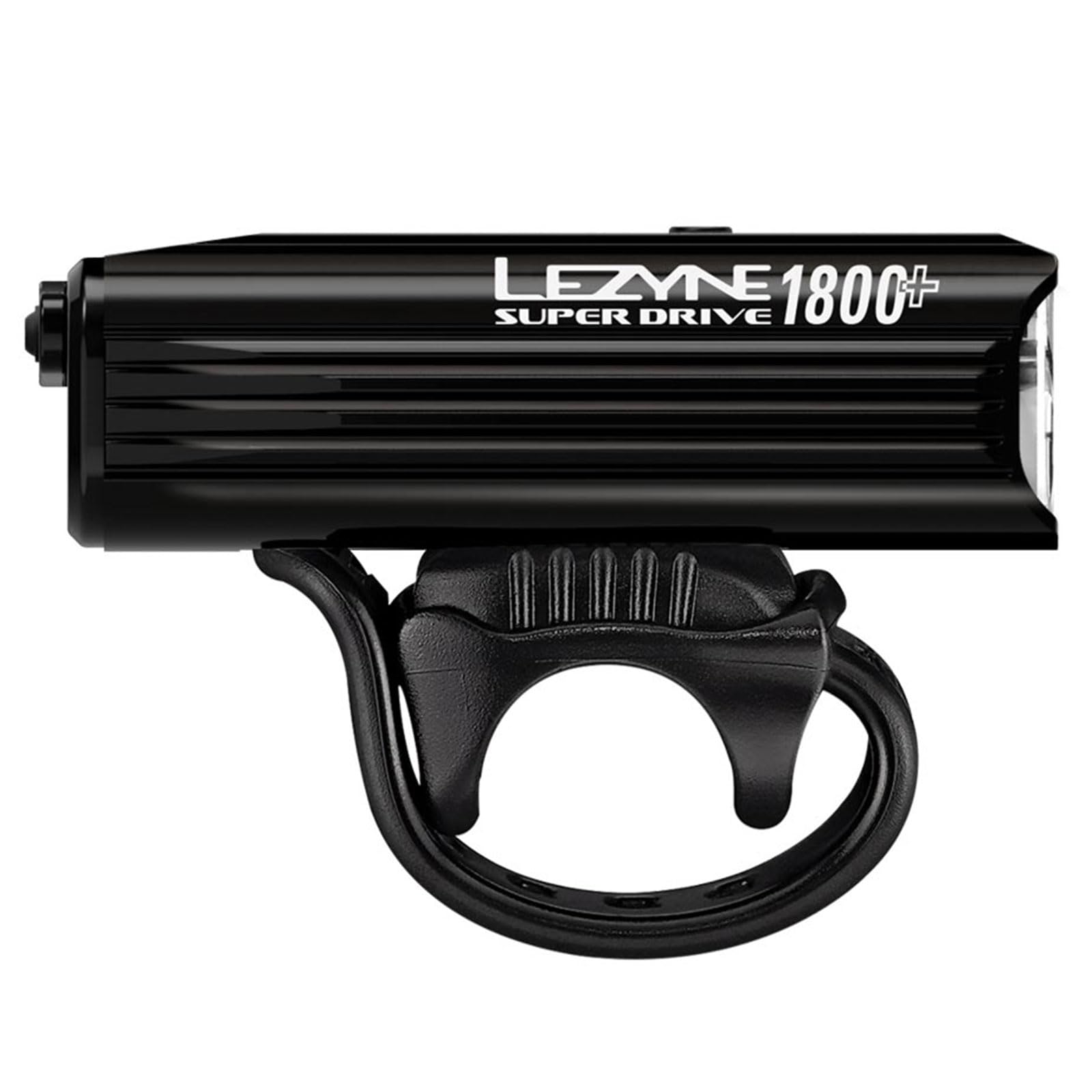 Lezyne Super Drive Bicycle Usb-C Rechargeable Ipx7 White Led Front Light With Multiple Solid & Flash Modes | Integrated Silicone