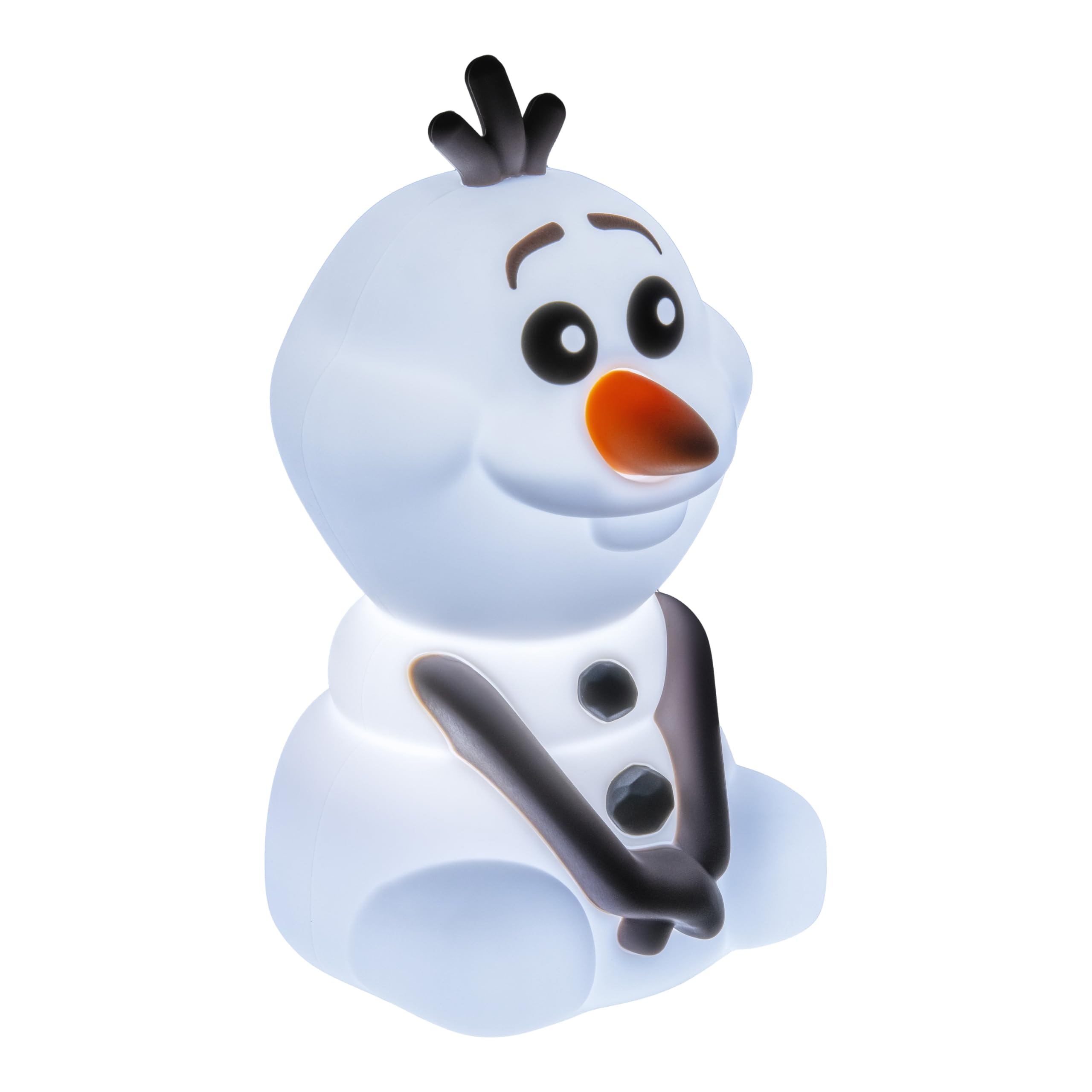 Paladone Frozen Olaf SquishyGlo Light - Official Disney Silicone Lamp for Kids & Teens - Cordless, Rechargeable Night Light - Fu
