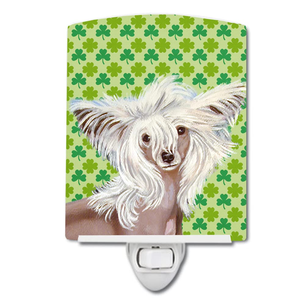 Carolines Treasures Ceramic Night Light, Chinese Crested, UL-Certified, 6x4x3in, Multicolor, Model LH9212CNL