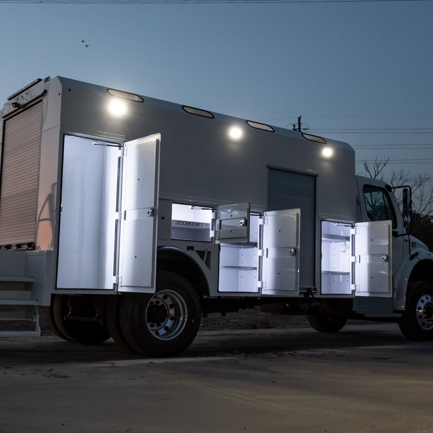 Buyers Products 5624973 48 Inch Led Strip Light W/ 3M Adhesive Back, Clear And Cool Color, Cut To Fit, Strip Lighting For Trucks