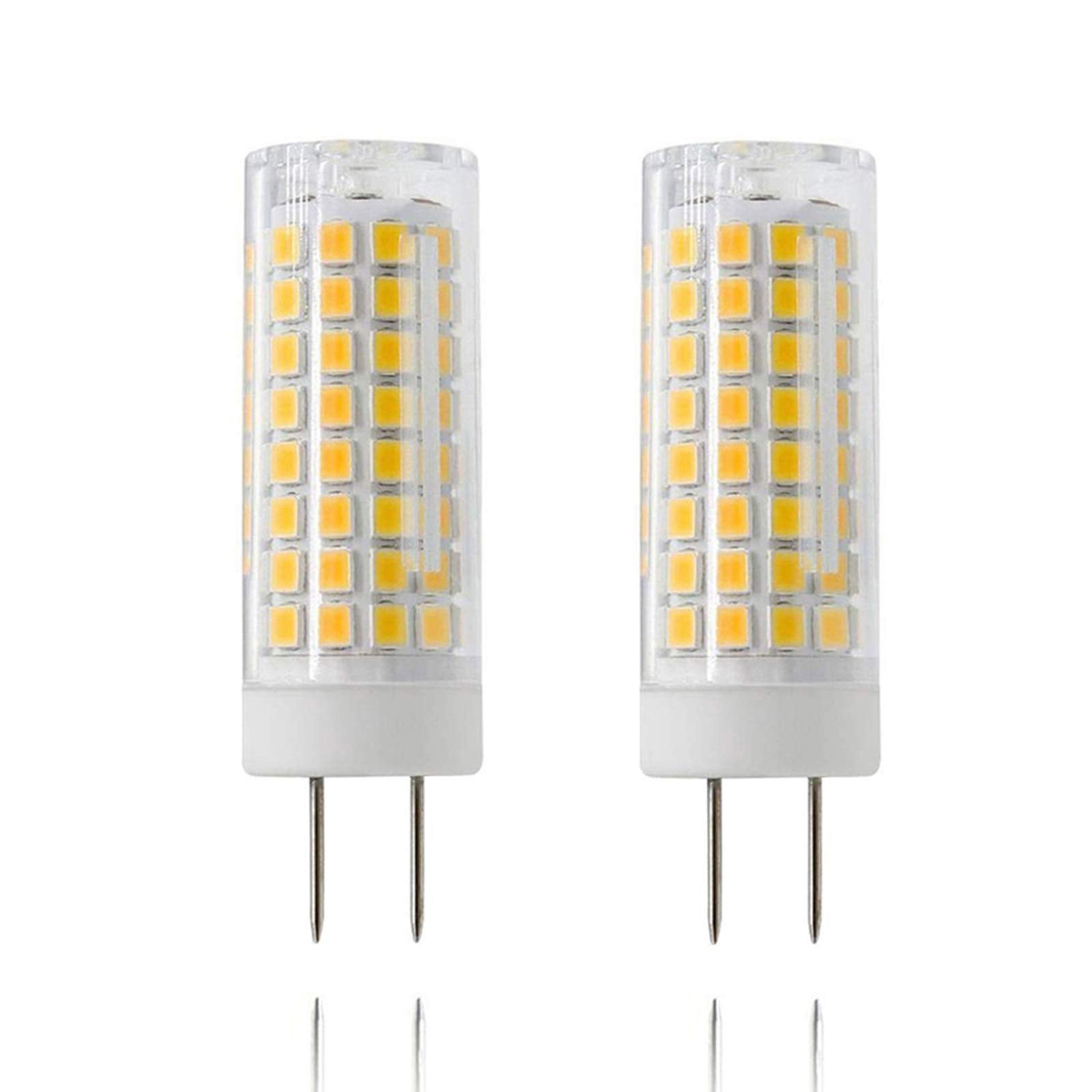 SYXKJ GY8.6 LED Bulb, 7W G8 Halogen Replacement, 750LM, Warm White 3000K, 2 Pack