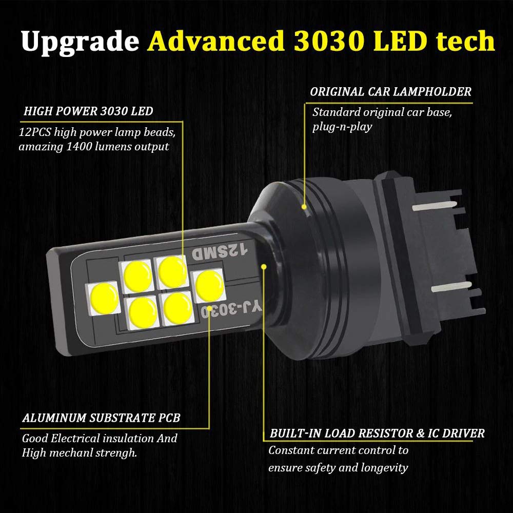 SOCAL-LED LIGHTING 3156 3157 Pink Purple LED Turn Signal Bulb Advanced 3030 SMD Bright Colorful DRL Brake Lamp Parking Tail Ligh