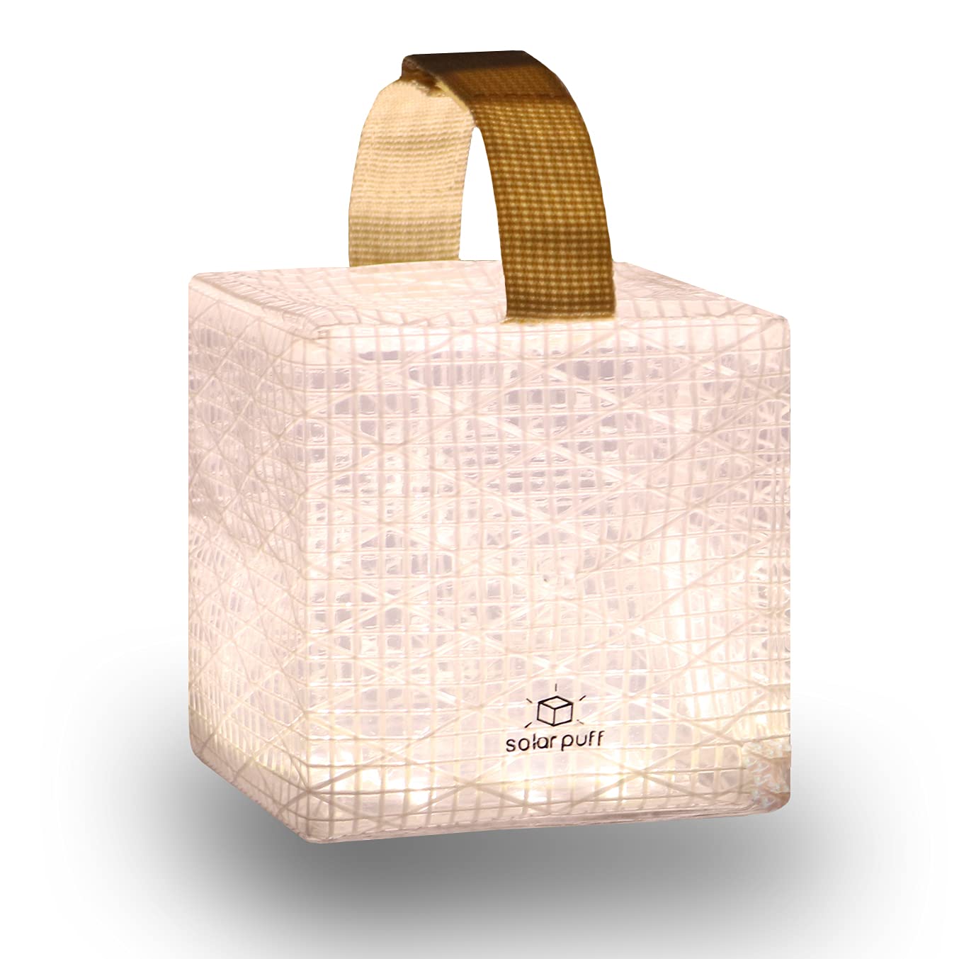 Solight Design Outdoor Solar-Powered Light, Inflatable Led Lantern - Waterproof, Compact, Portable - Solarpuff Pet Warm White