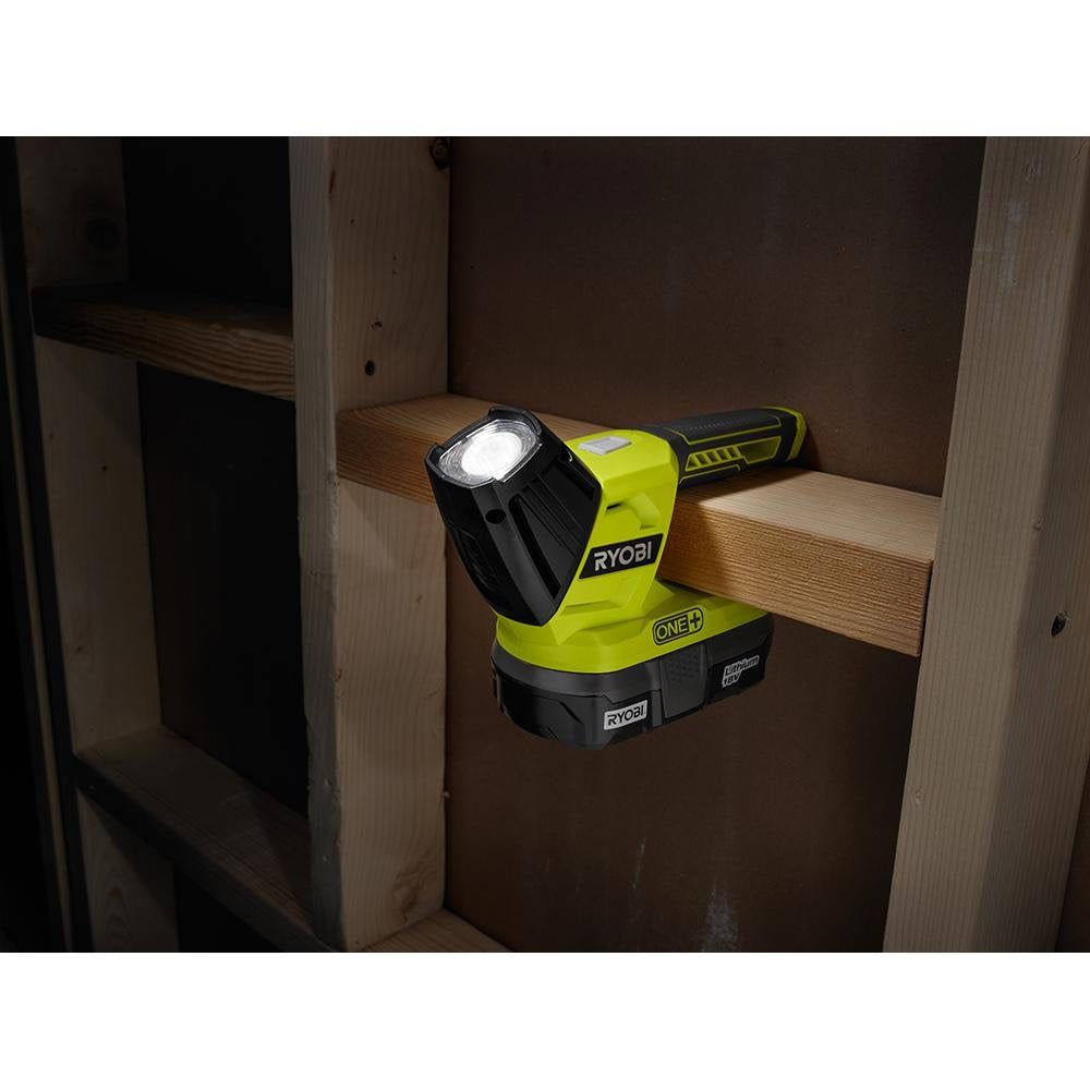 RYOBI P705 One+ 18V Lithium Ion LED 130 Lumen Flashlight (Battery Not Included/Flashlight Only)