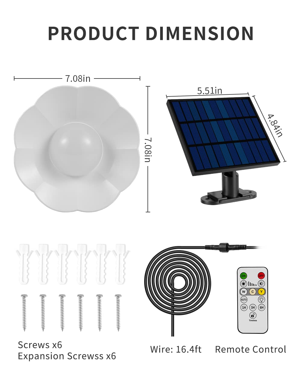 Solar Shed Lights Outdoor Indoor,Led Dusk To Dawn Battery Powered Pendant Lights With Remote Control 4 Modes(Timer Lighting|Auto