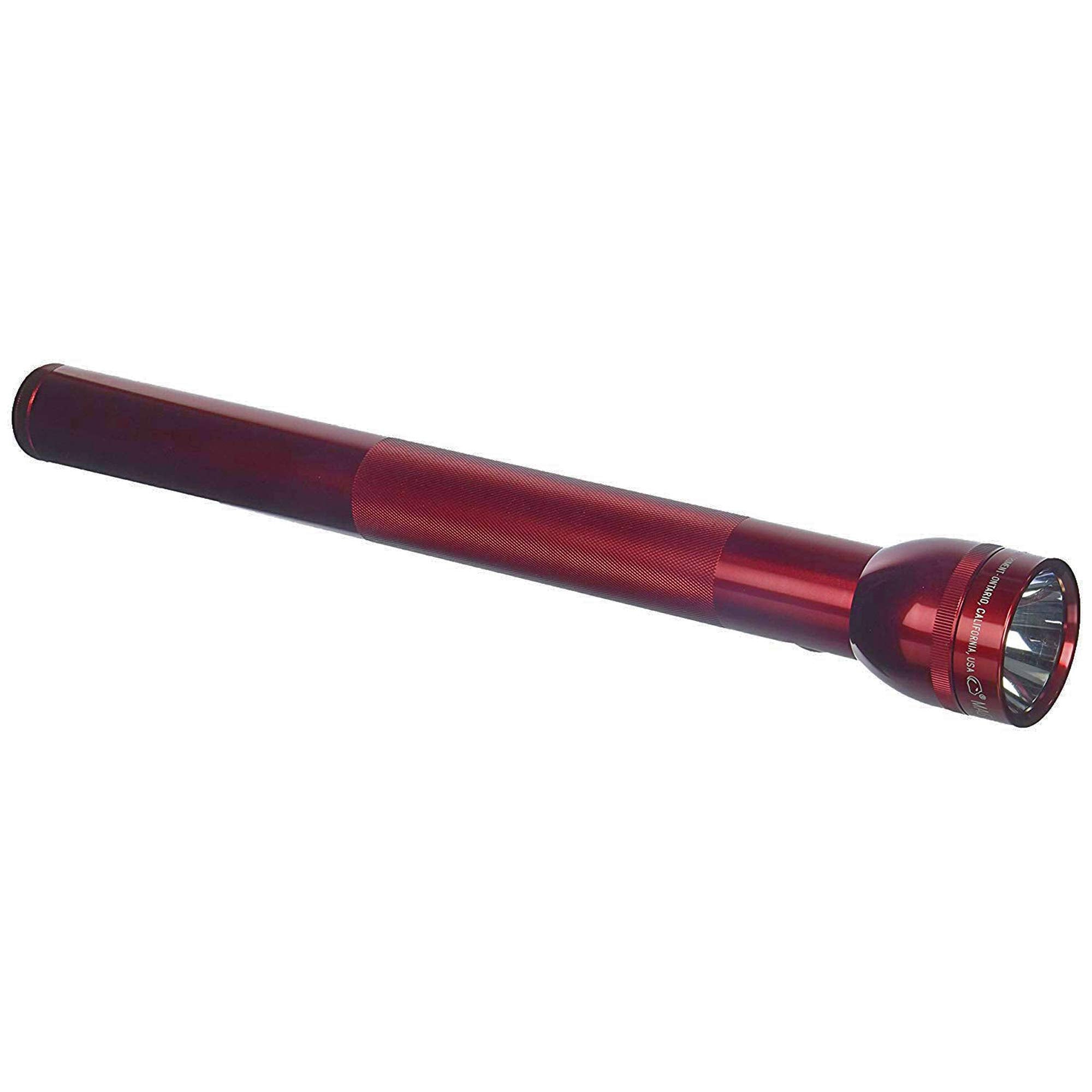 MagLite Heavy-Duty 5-Cell D Flashlight, Red Aluminum in Display Box, Model S5D035
