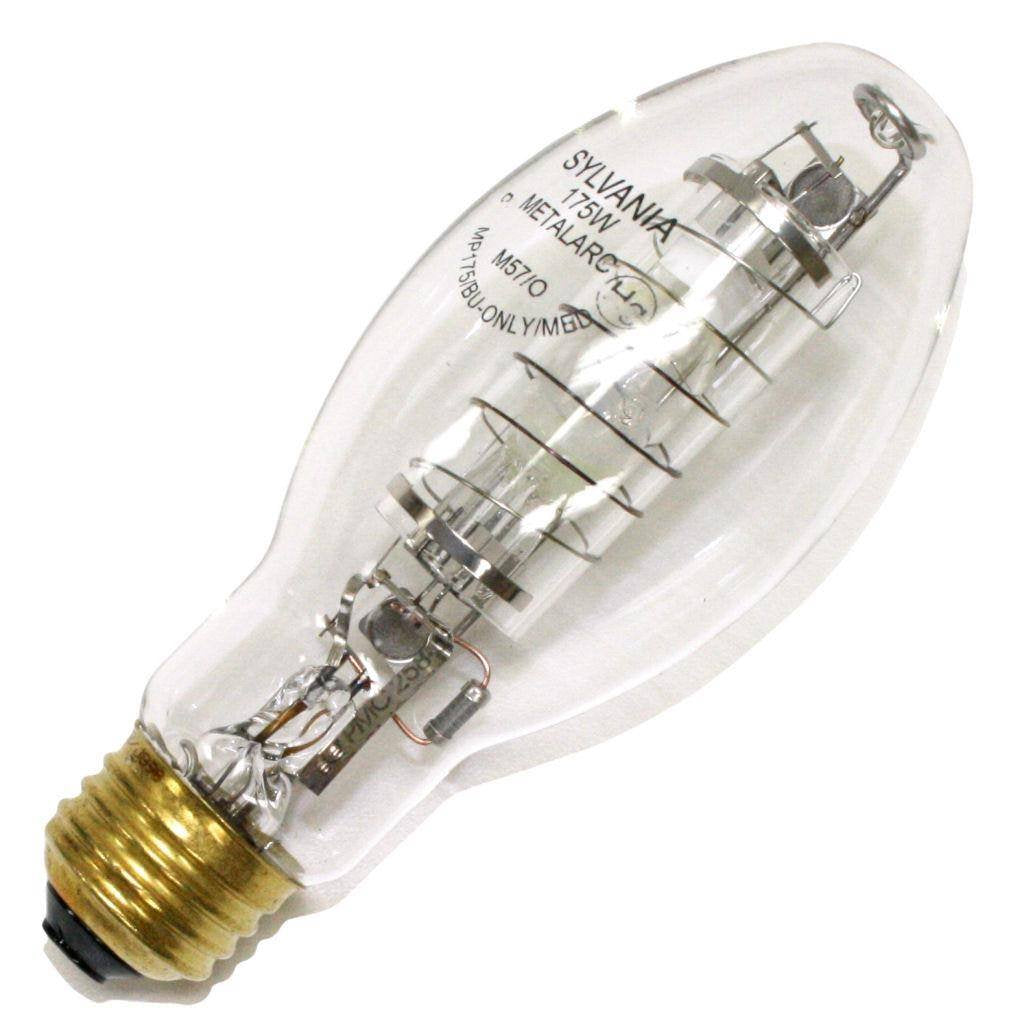 SYLVANIA 64733 - 175 Watt - ED17 - METALARC PRO-TECH - Metal Halide - Protected Arc Tube - 3600K - Medium Base - ANSI M75/O - Base Up Burn - MP175/BU-ONLY/MED