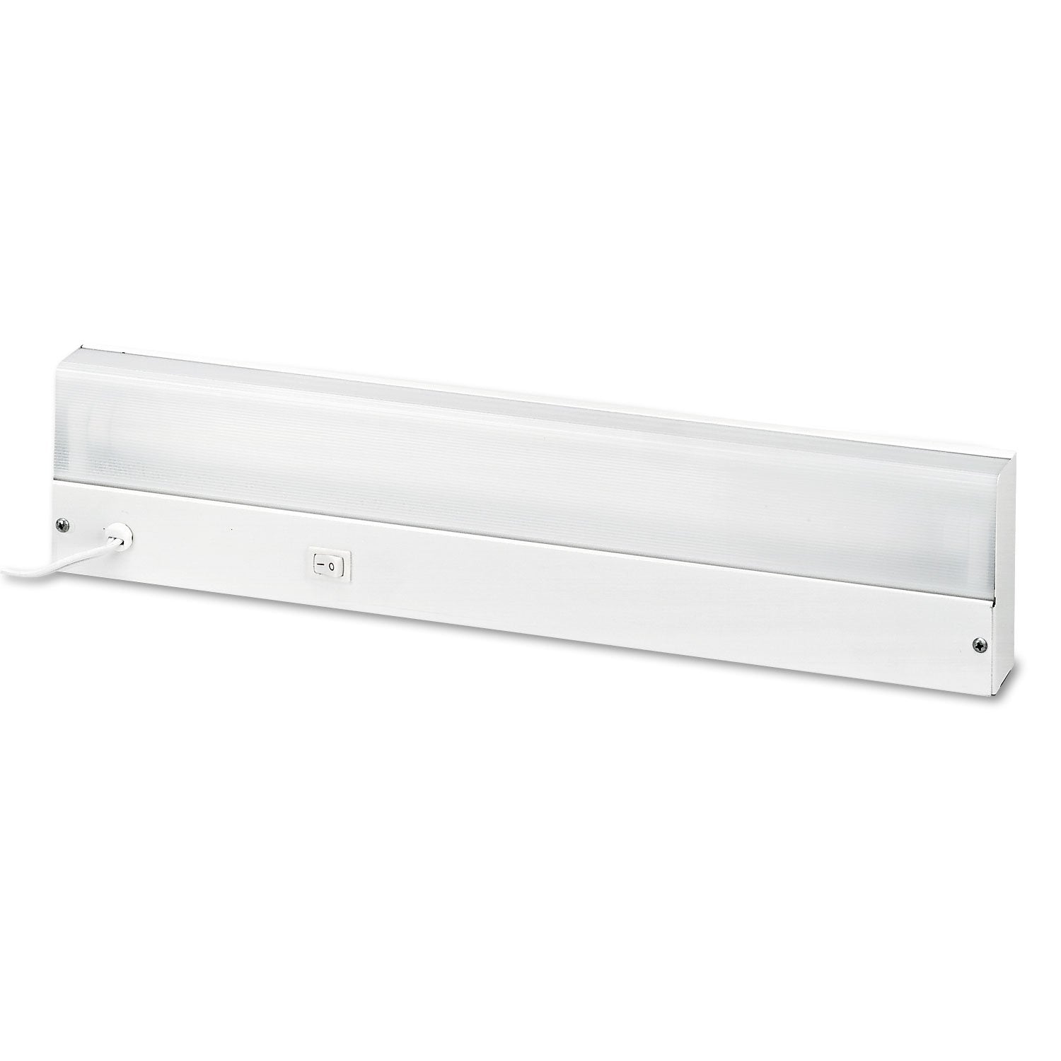 Ledu Under-Cabinet Fluorescent Fixture, Steel, 18-3/4 x 4 inches, White, Model L9011