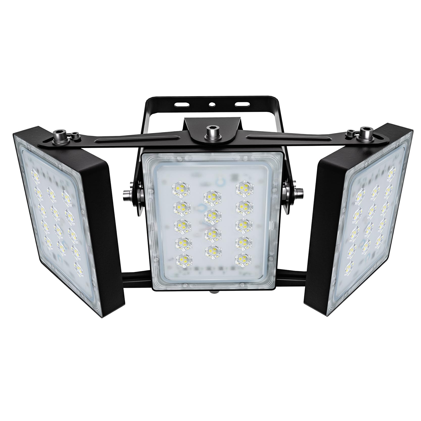Stasun 450W Led Flood Light - 45,000 Lumens, Ip66 Waterproof, 3 Adjustable Heads, 600