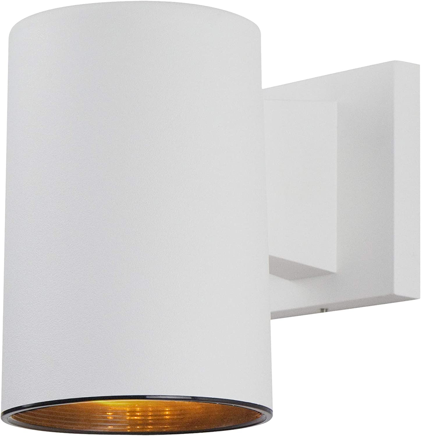 KastLite Outdoor Turtle Light Sconce - Polycarbonate, Amber LED, Small, White, Model ae31f2aa-f436-4d05-a910-cfc139074b10