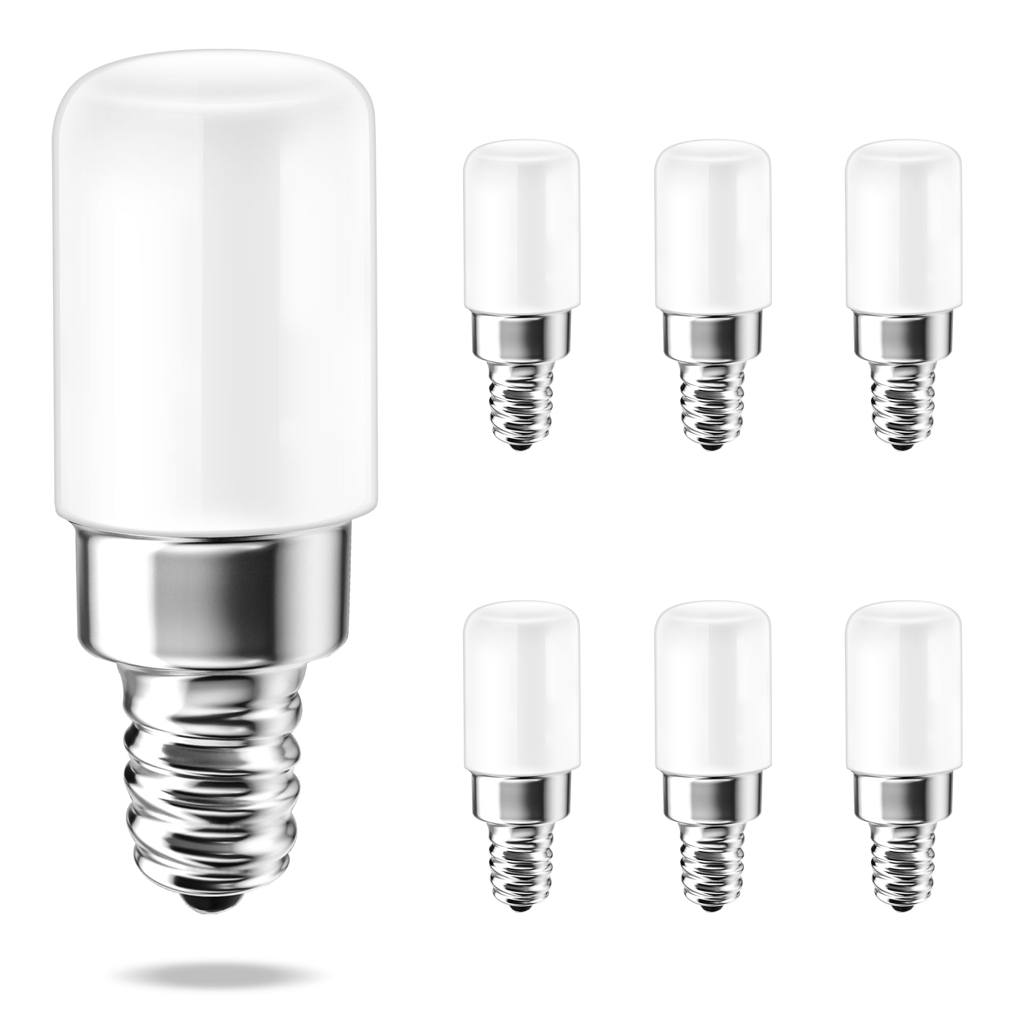 Unilamp E12 Night Light Bulb, 2W Mini Type B Light Bulb Equivalent 25W, Daylight White 5000K, 120V Edison Screw Led Bulb For Sal