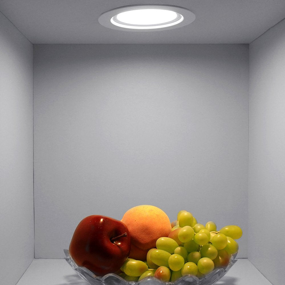 Torchstar 4-Inch Energy Star Ul-Classified 12W Dimmable Retrofit Led Recessed Lighting Fixture, 85W Halogen Equivalent Led Ceili