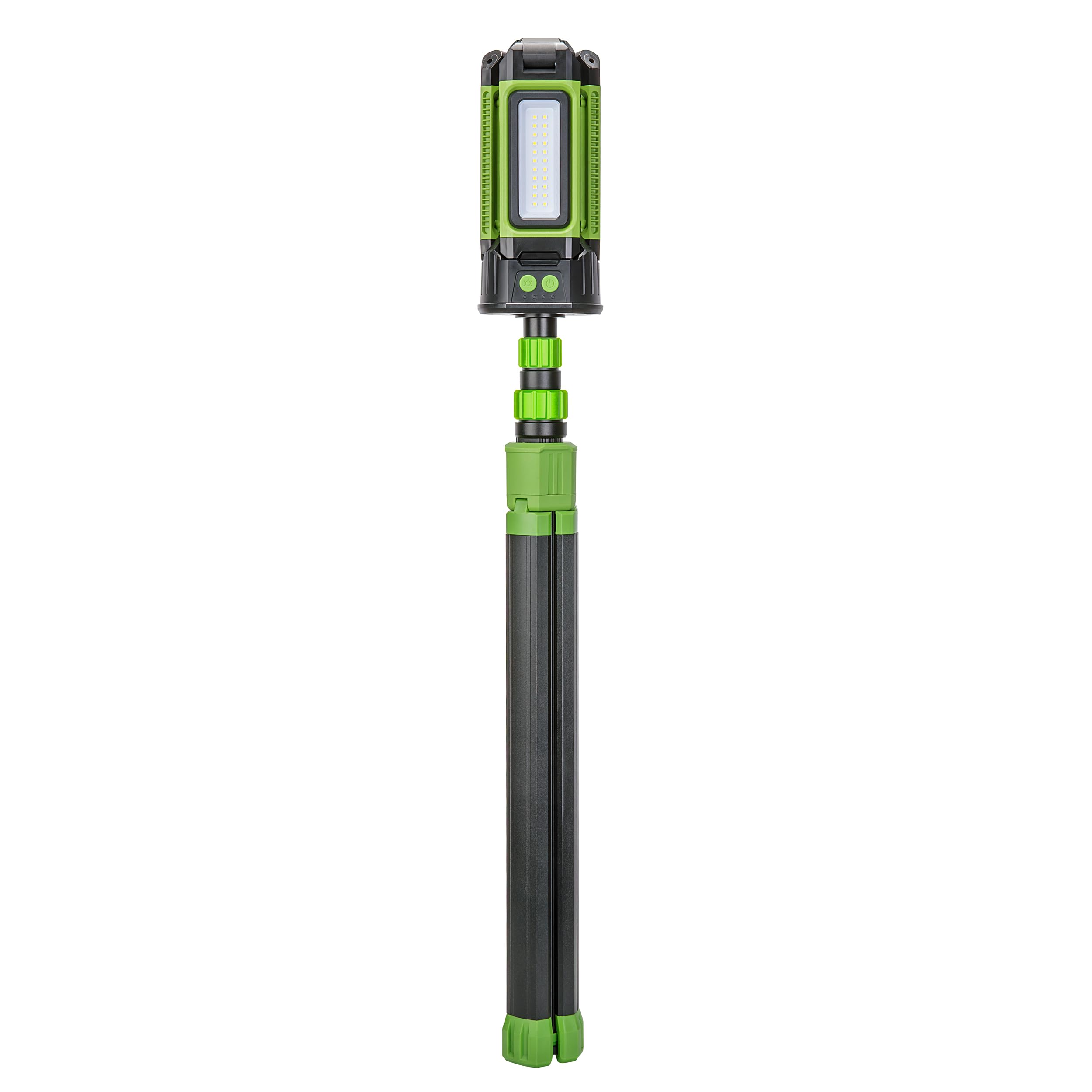POWERSMITH 4500 Lumen Rechargeable Cordless Work Light, 72in Tall, Black, Metal, Model PWLR045T