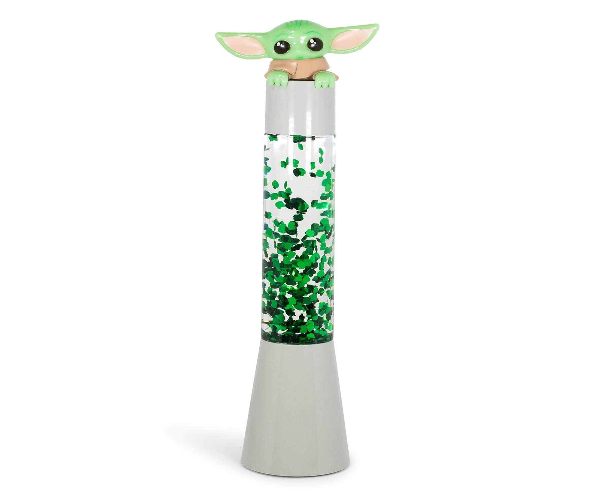 STAR WARS The Mandalorian 14-Inch 3D Glitter Motion Lamp Light - Green, Plastic, Model 886388163045