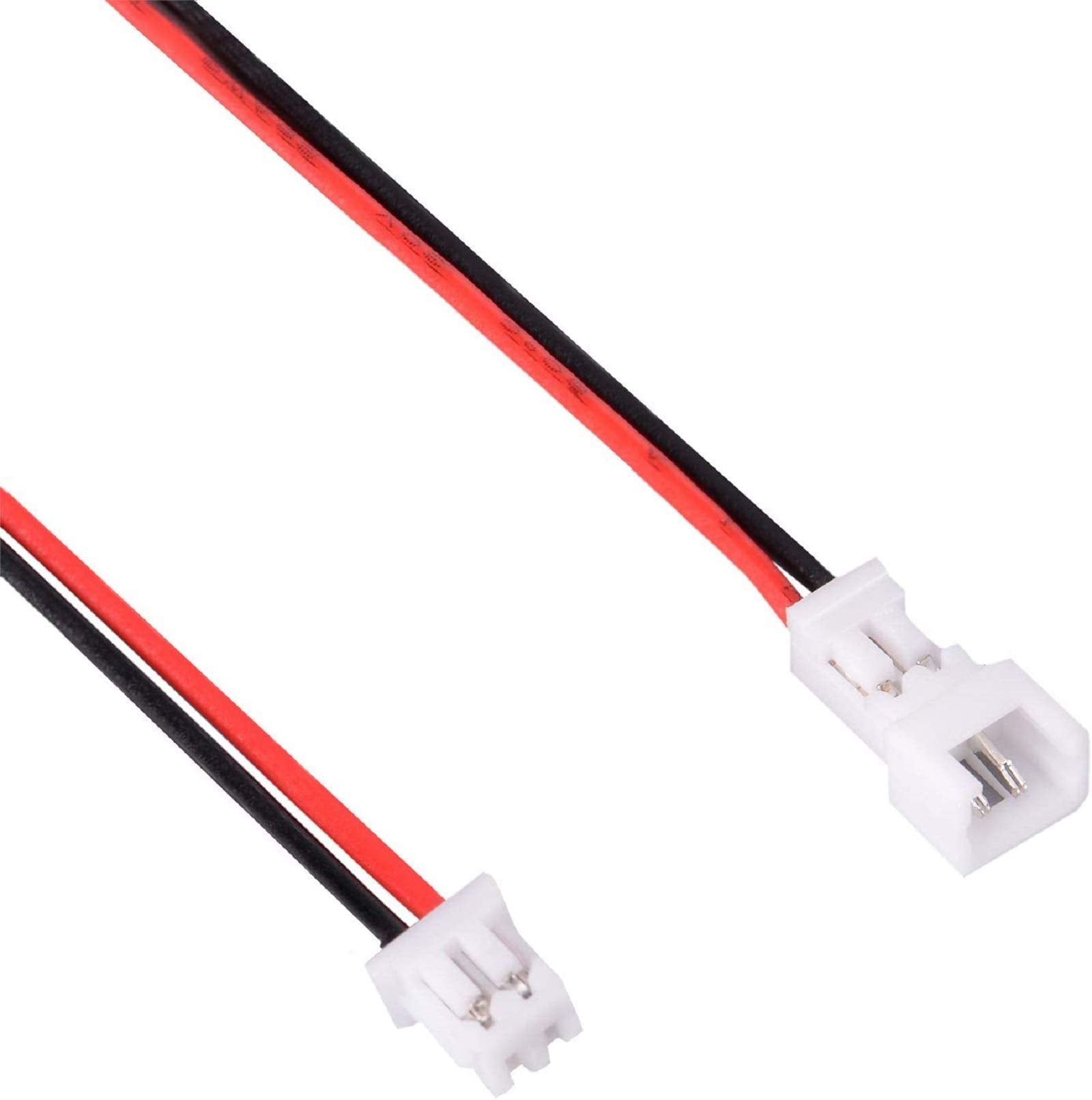 10 Pairs 1.25 Mm Jst 2 Pin Micro Electrical Male And Female Connector Plug With 80Mm Wire Cables