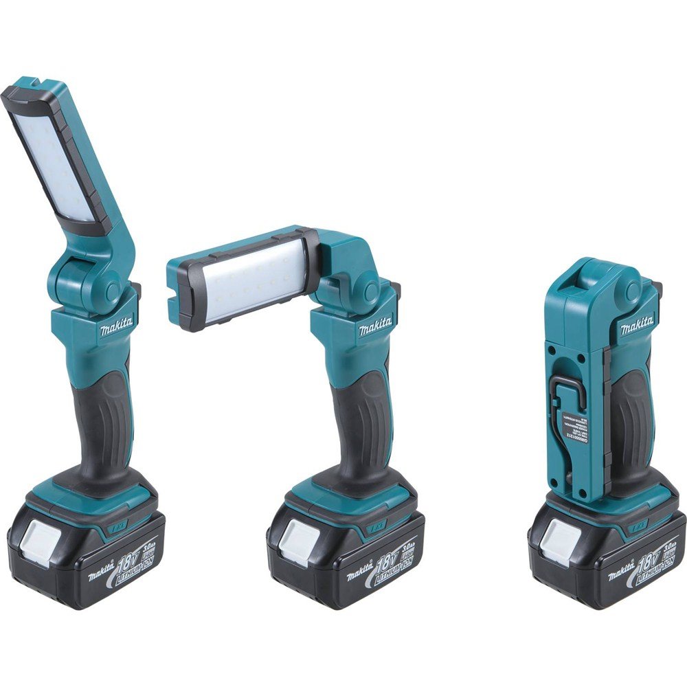 Makita DML801 18V LXT Cordless Flashlight, 12 L.E.D., Plastic, Black