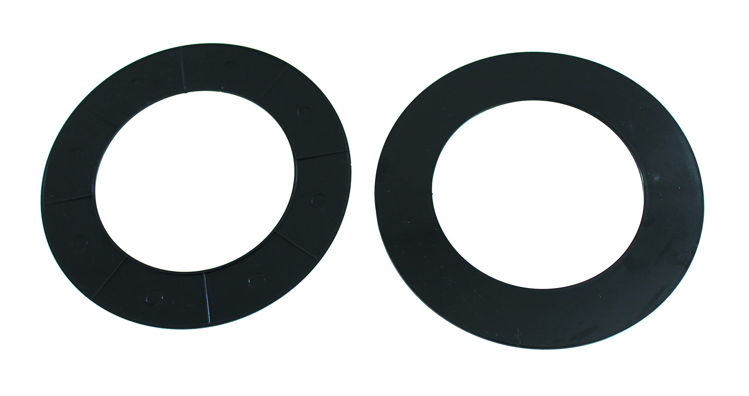 Plastic 4.25" Light Trim Goof Ring For 4" Inch Lighting Fixture Recessed Can (5, Black)