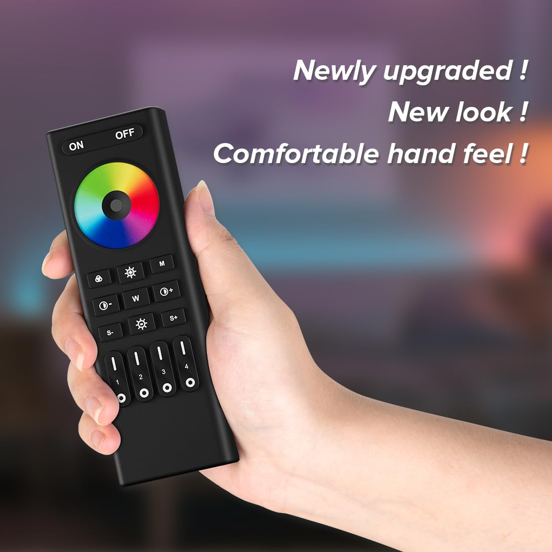 Btf-Lighting Rgbw Led Strip With Rf Remote Control, 5050Smd, Dc5V/Dc12V/Dc24V, White, Model Lm091