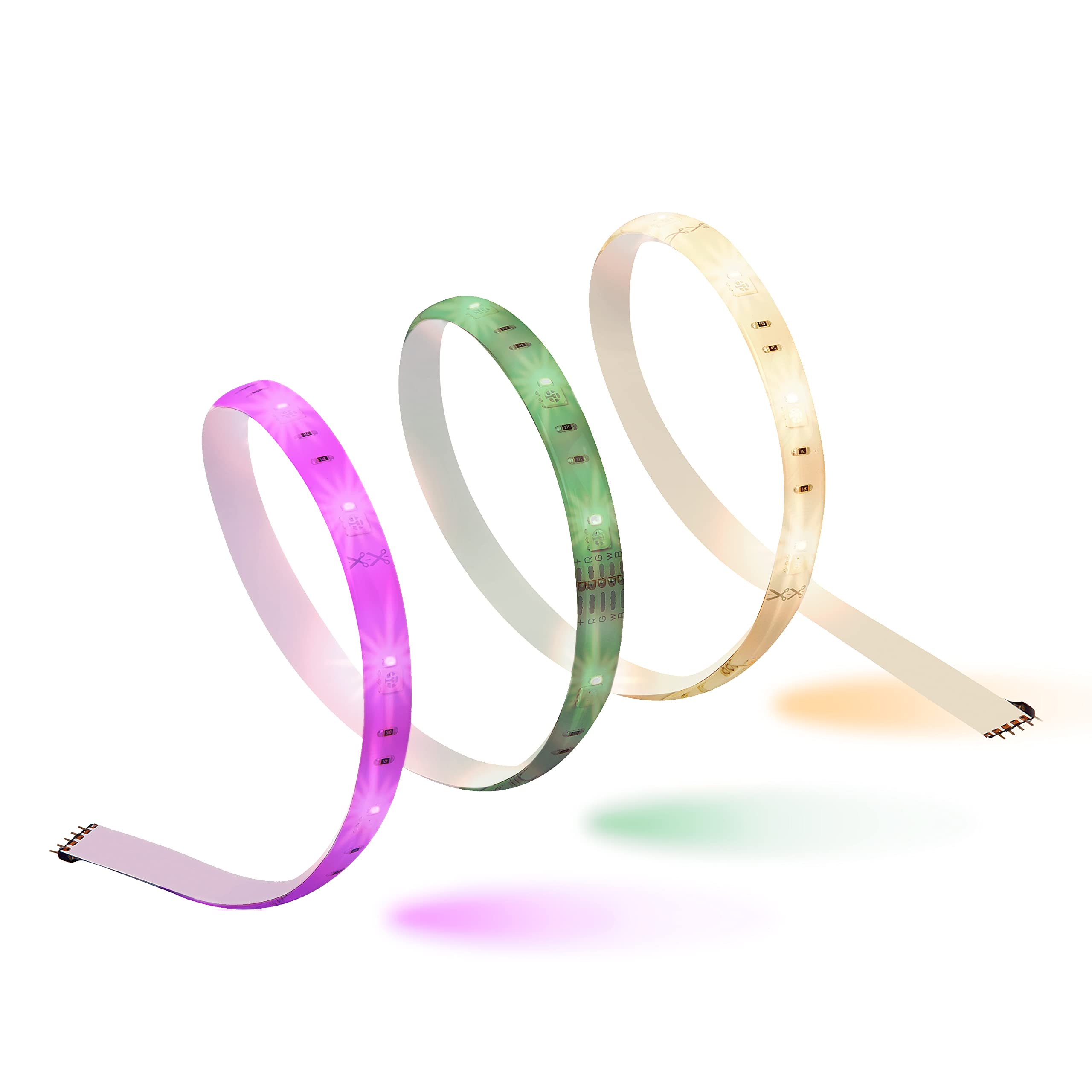 LEDVANCE Wifi LED Smart Strip Light Expansion Kit, 6.5ft, Color + Tunable White, Model 75705, Indoor Use, Compatible with Alexa & Google Home