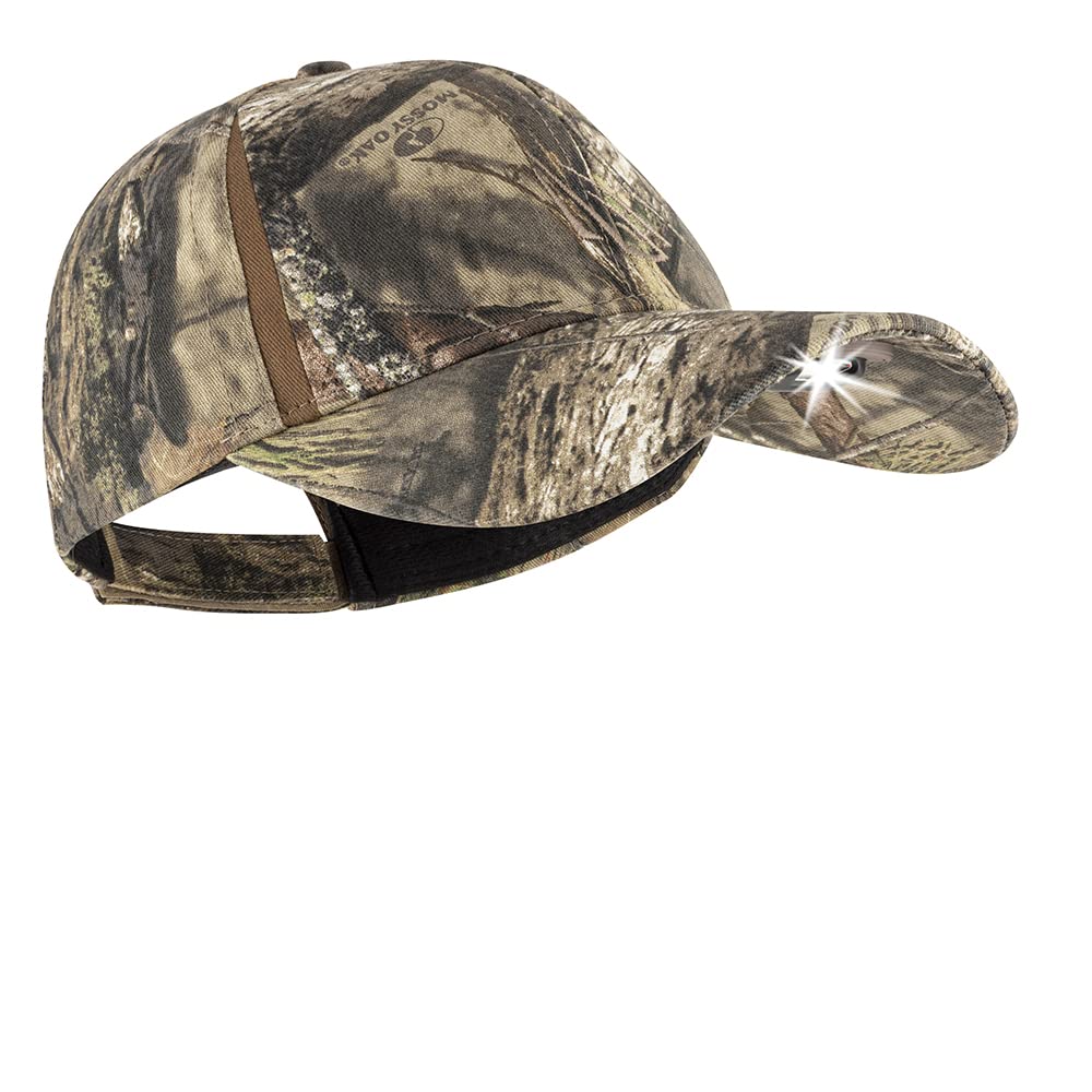 Panther Vision LED Hat Light - USB Rechargeable Baseball Cap with Built-in Light - Mossy Oak DNA - One Size - Model HLCR-9664