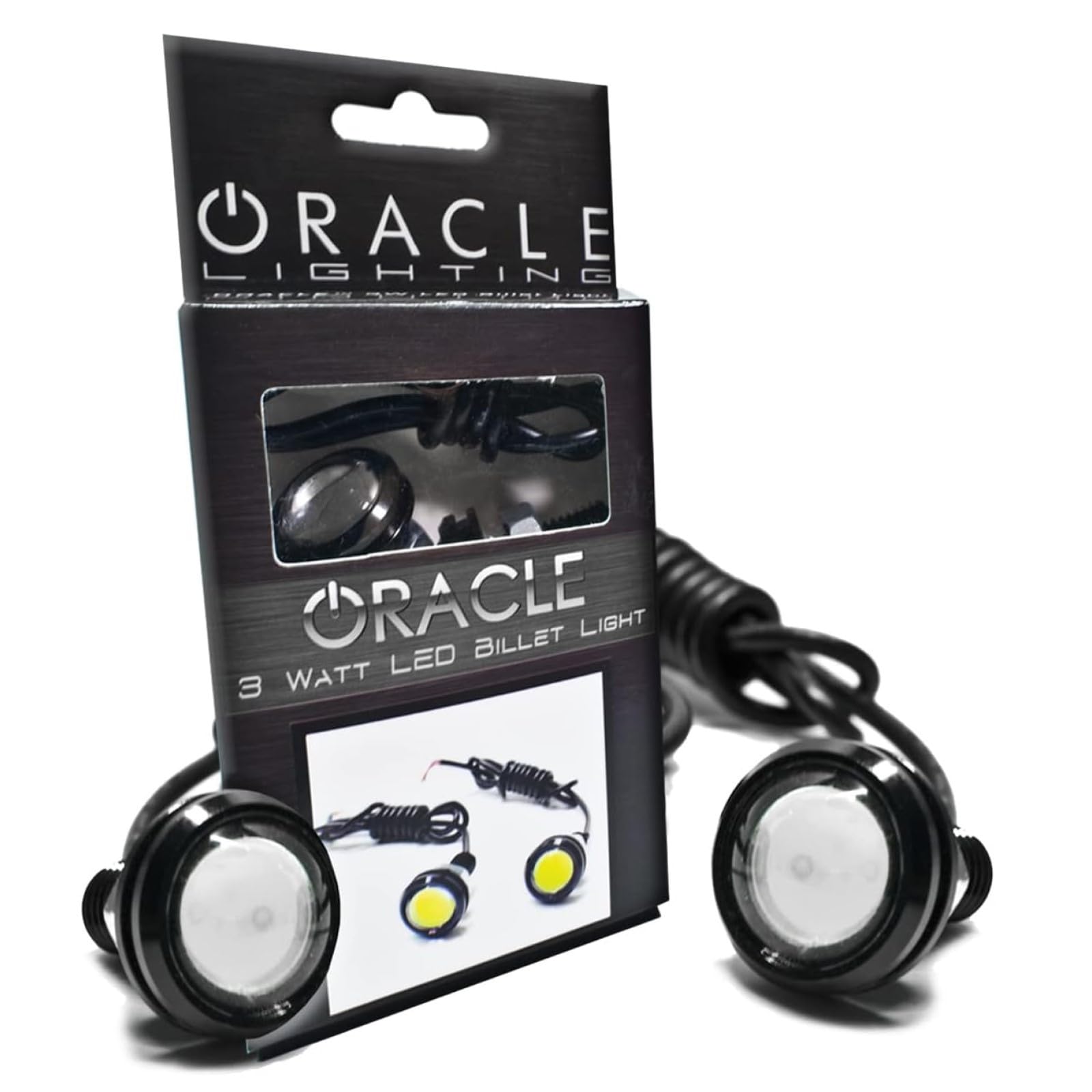 Oracle Lighting LED Light Assembly, CREE LED, 3 Watts, 1 Amber LED, Bolt Light, Surface Mount, Installation Nuts Included, Plast