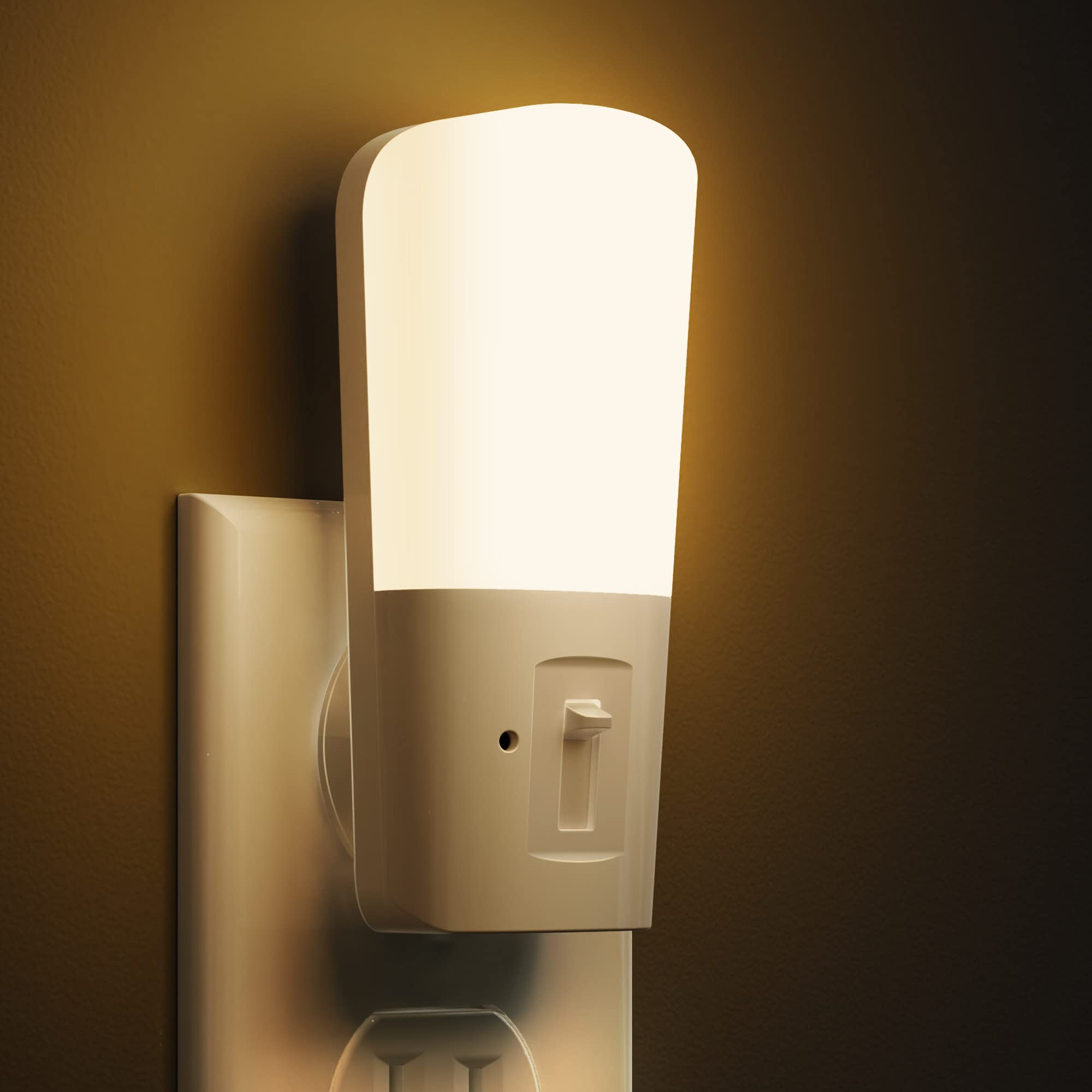 L Lohas Led Dimmable Night Light[2 Pack], Led Night Lights Plug Into Wall With Dusk To Dawn Sensor, Soft White 3000K Brightness